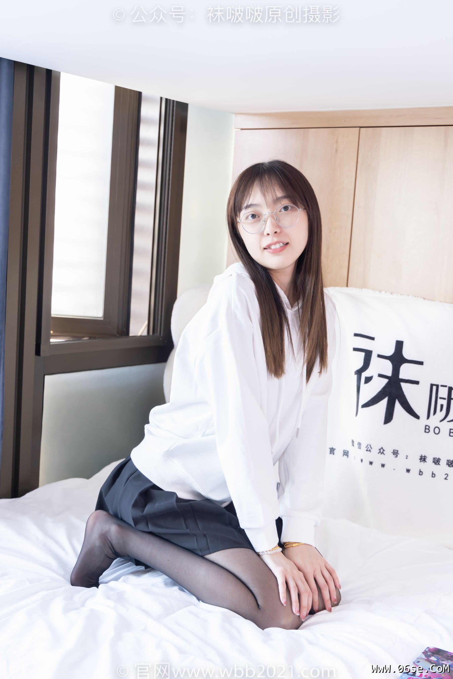 图片[8]-BoBoSocks袜啵啵 No.407 稚予 -板鞋、黑丝[140P]-六色网