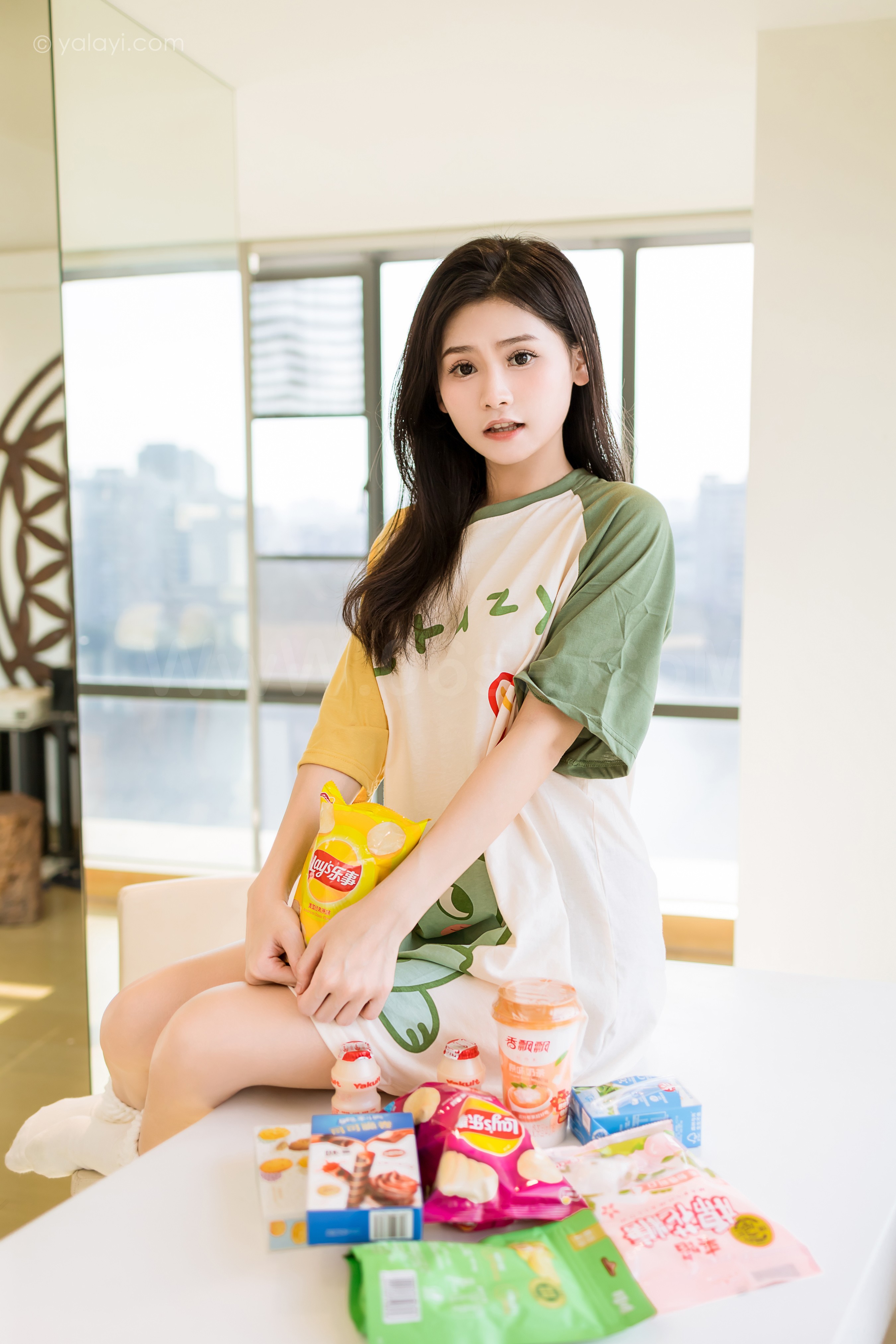 图片[2]-雅拉伊 – 若婷《小恐龙睡衣》[41P]-六色网