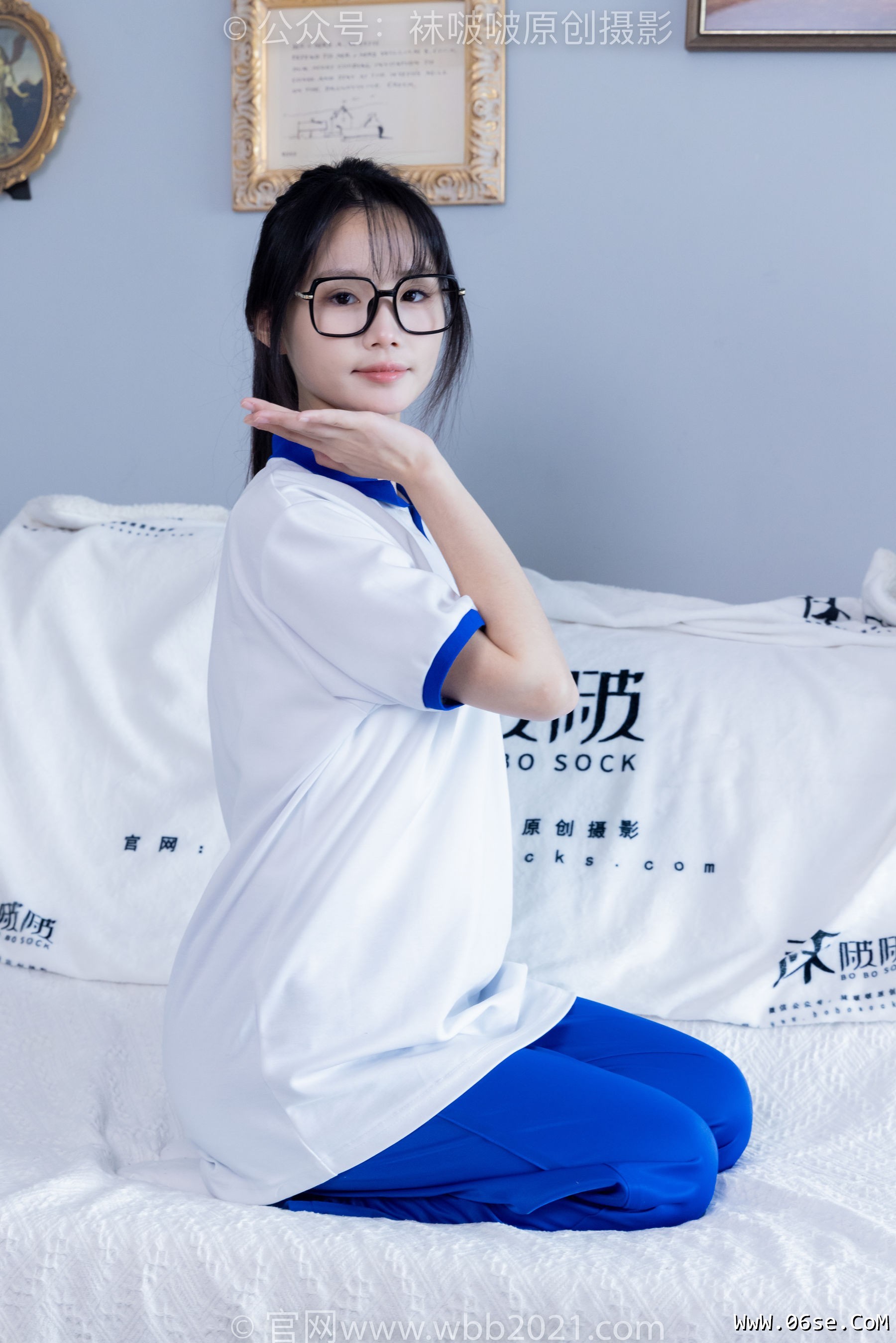图片[122]-BoBoSocks袜啵啵 No.351 甜甜圈 -板鞋、白棉袜、肉丝、校服裤里丝[150P]-六色网