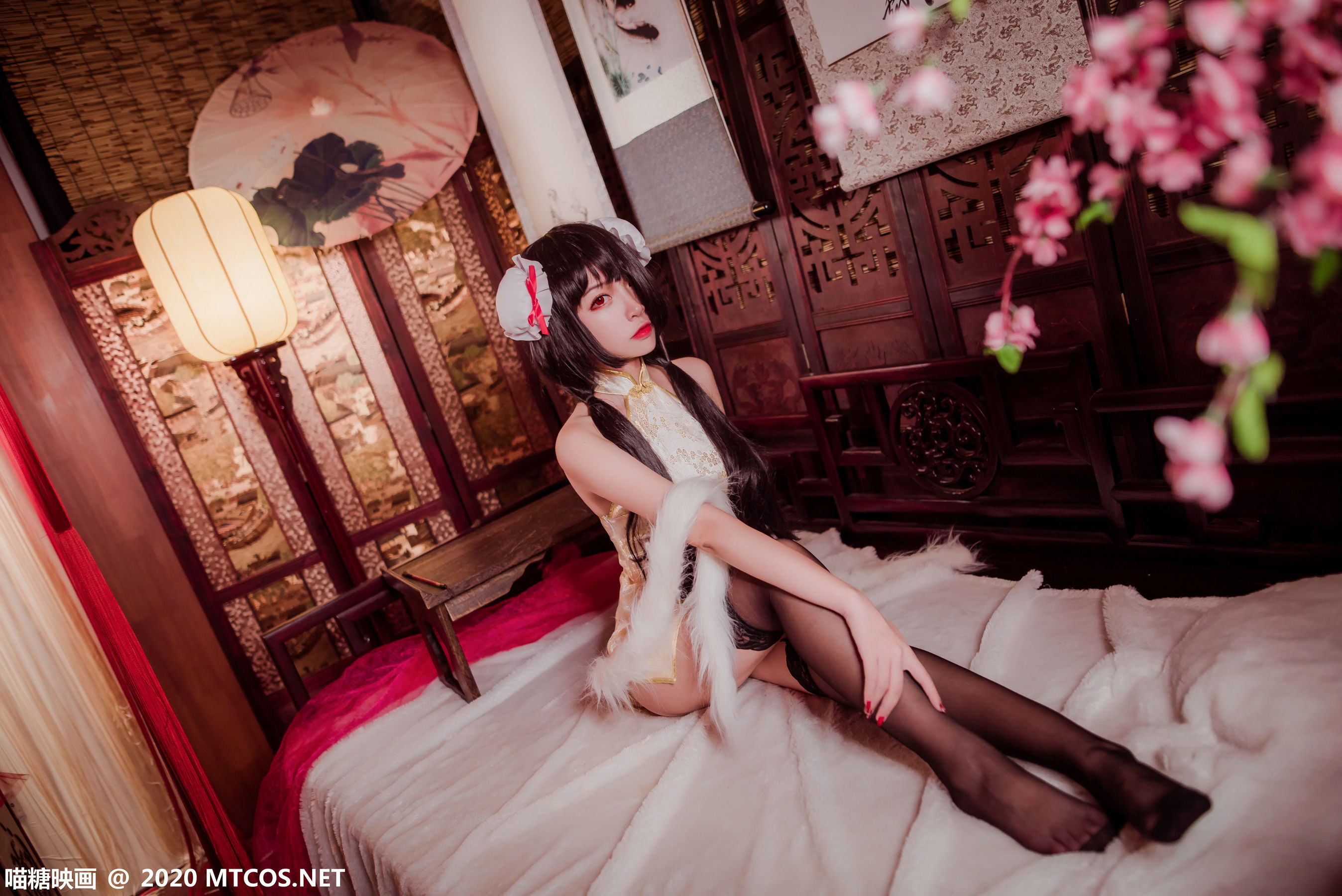 图片[12]-[喵糖映画] HML.019 狂三黑丝旗袍 [31P]-六色网