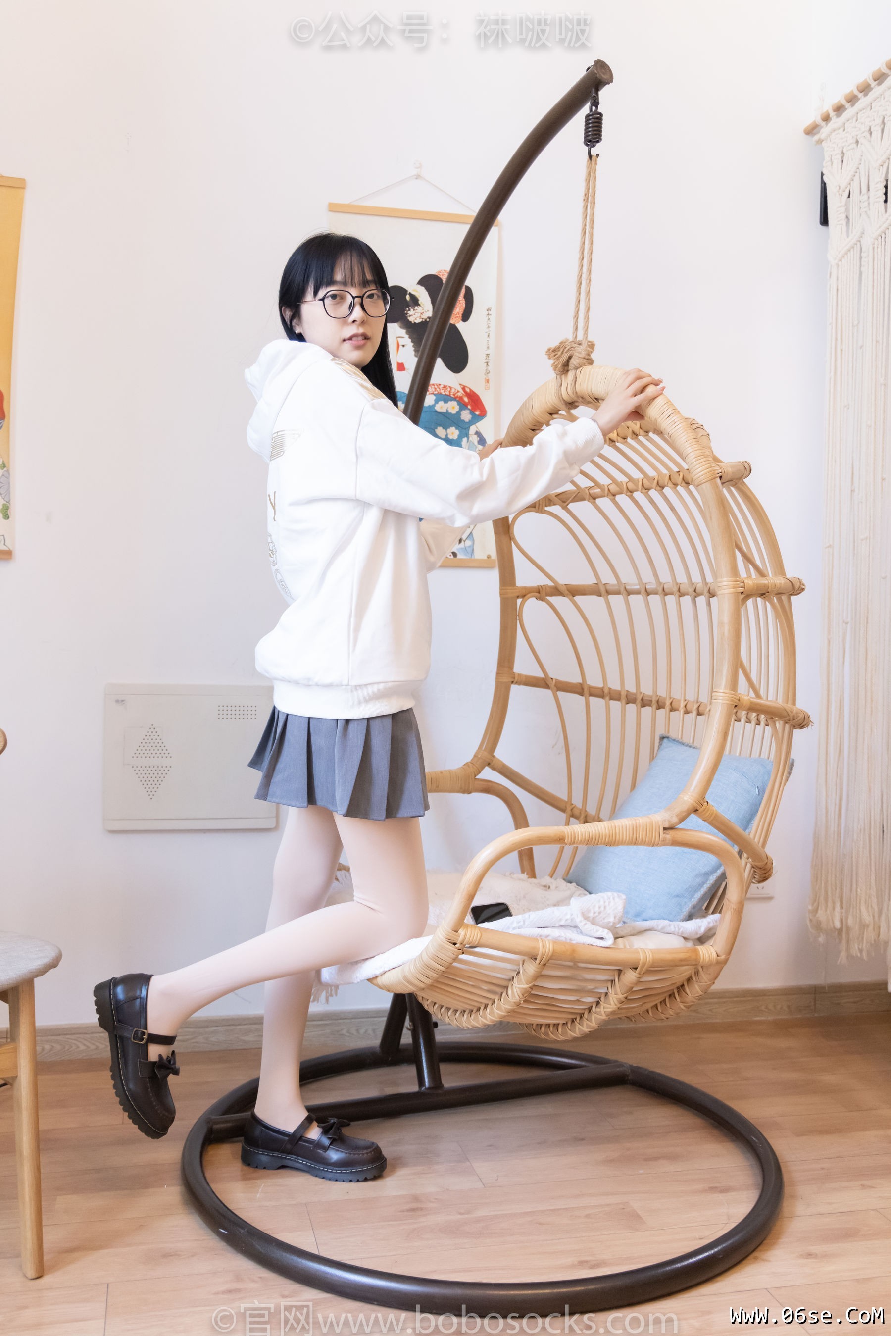 图片[24]-BoBoSocks袜啵啵 No.047 稚予-皮鞋、厚肉丝[131P]-六色网