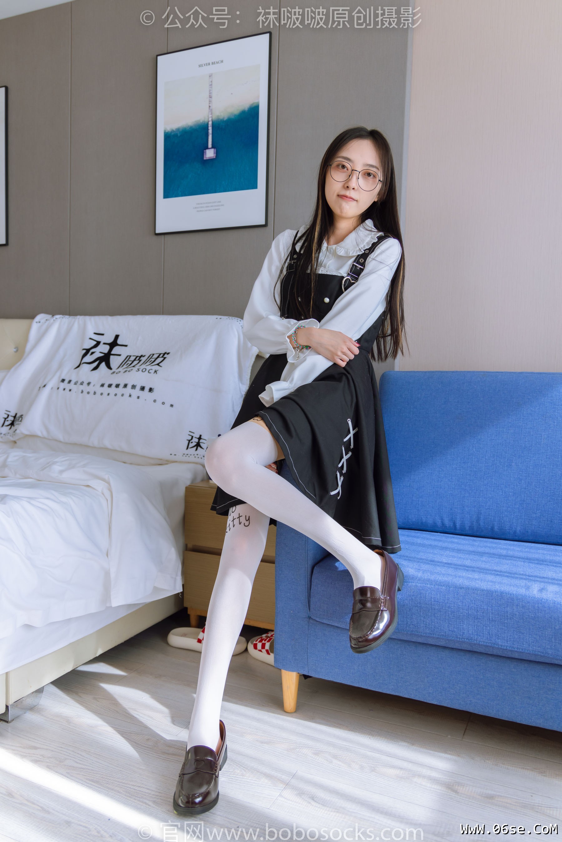 图片[86]-BoBoSocks袜啵啵 No.177 稚予-皮鞋、厚白丝（脚底猫爪印款）[140P]-六色网
