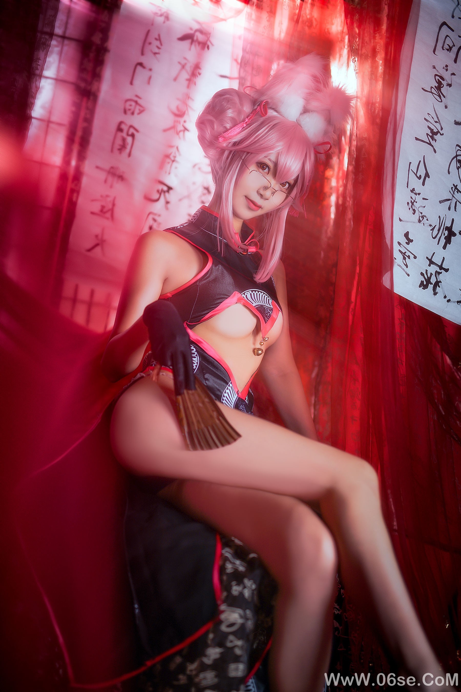 图片[3]-人气Coser黑川 杀阶旗袍 柯杨斯卡娅[12P]-六色网