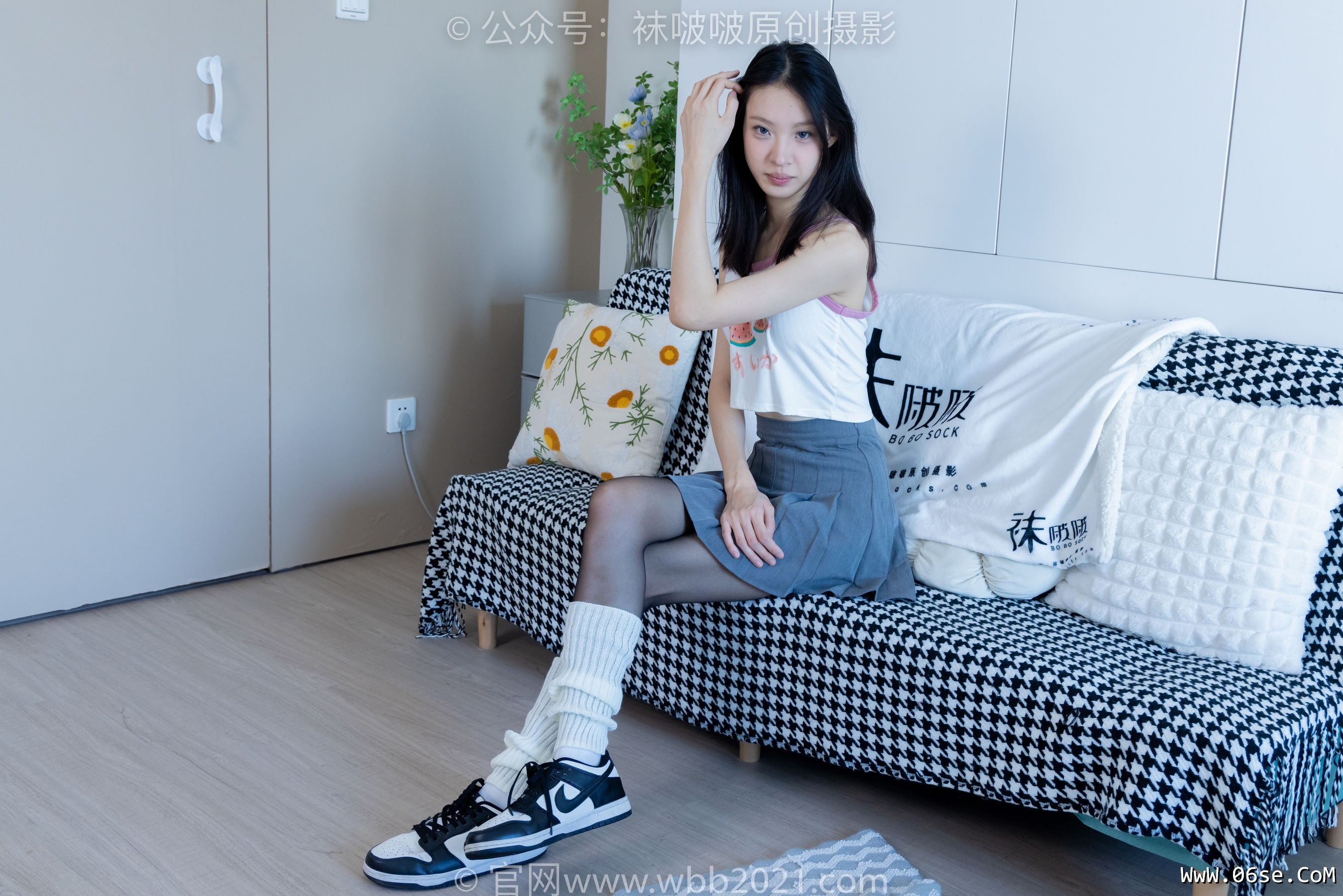 图片[58]-BoBoSocks袜啵啵 No.333 雪糕 -板鞋、白棉袜、黑丝、堆堆袜套[140P]-六色网