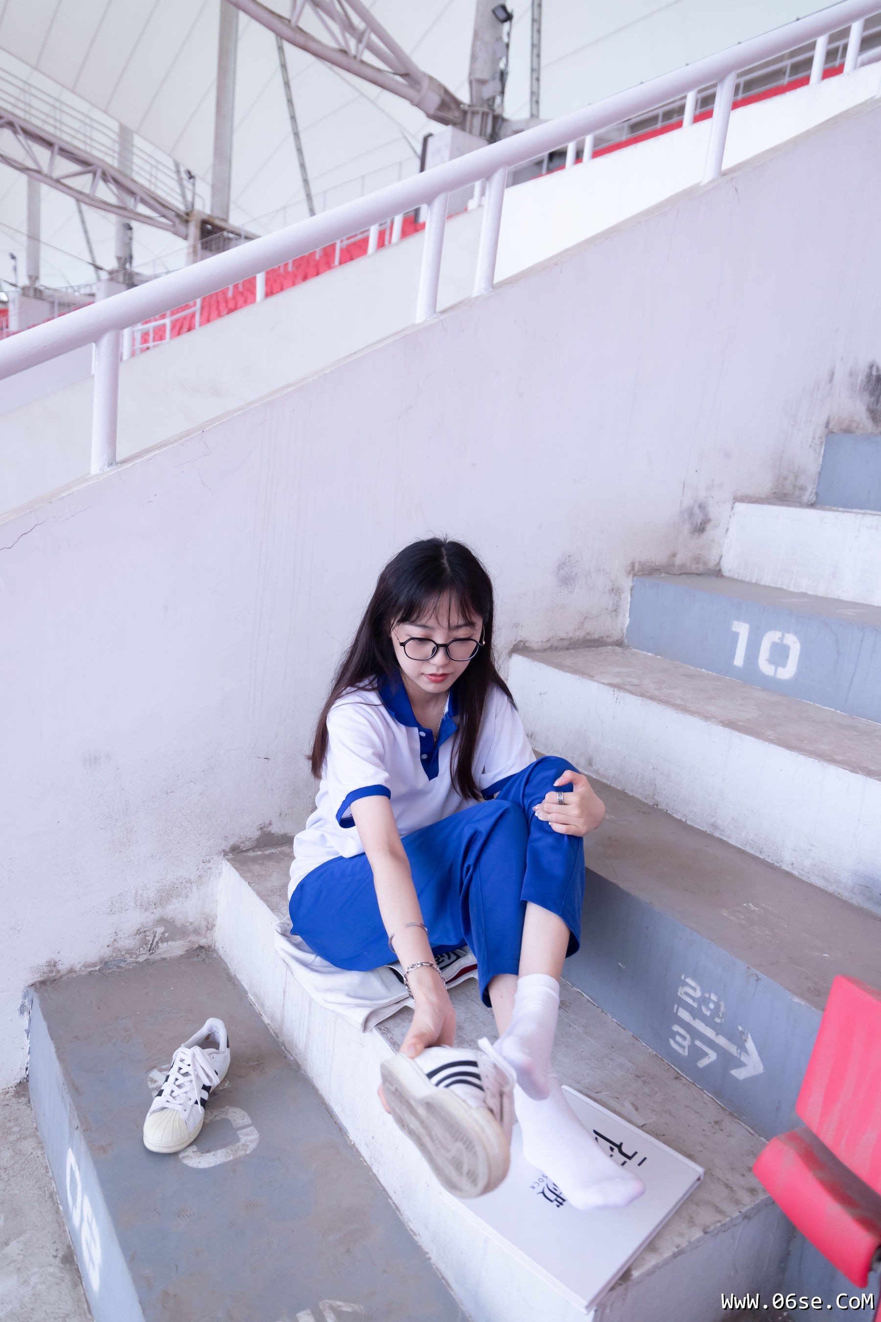 图片[61]-BoBoSocks袜啵啵 No.002 稚予-校服、贝壳头、白棉袜、裸足[139P]-六色网