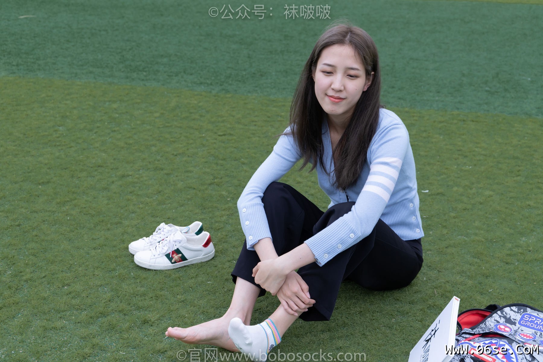 图片[80]-BoBoSocks袜啵啵 No.021 泡芙-板鞋、白棉袜、裸足[131P]-六色网