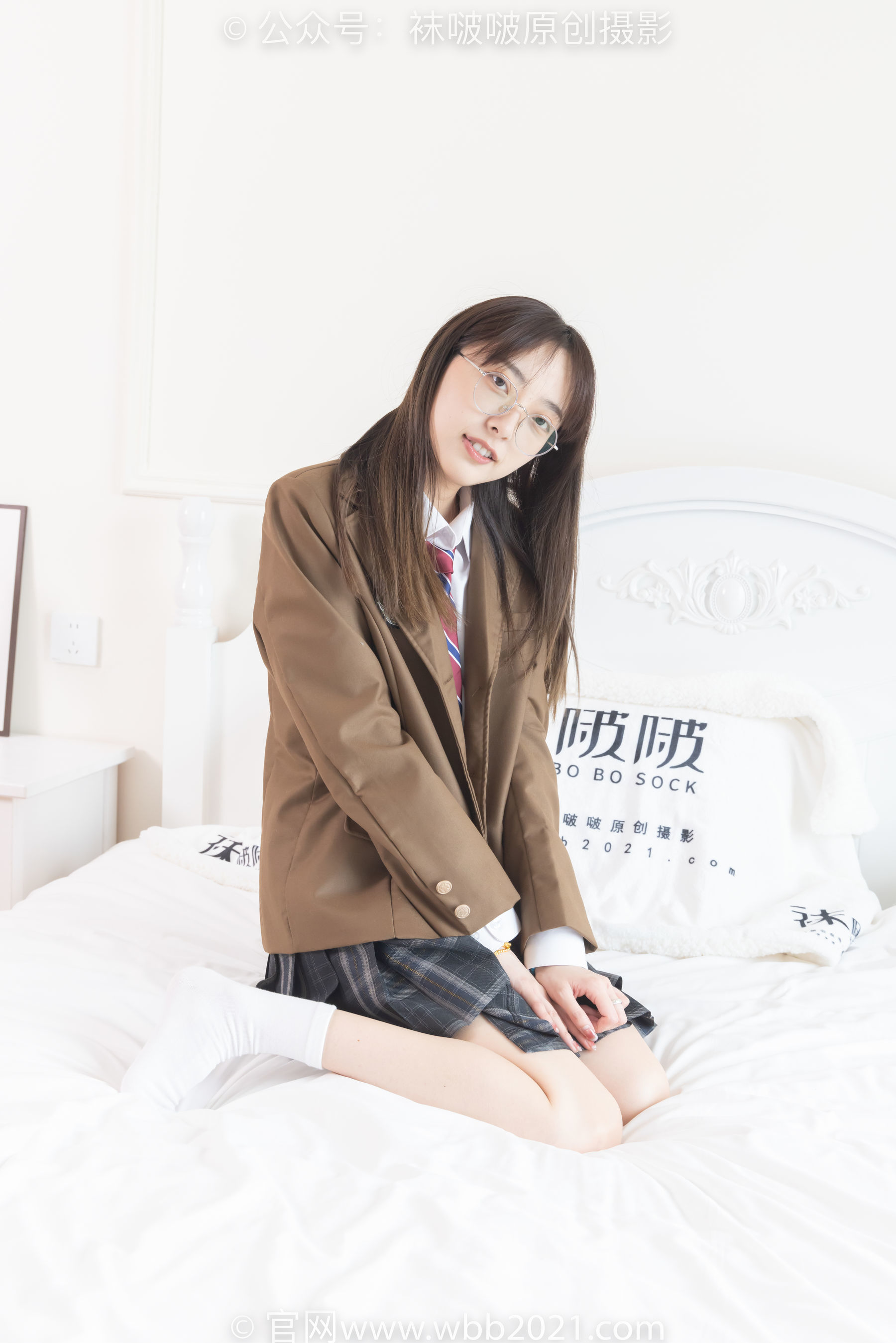 图片[60]-BoBoSocks袜啵啵 No.370 稚予 -板鞋、白棉袜、灰色棉船袜[140P]-六色网