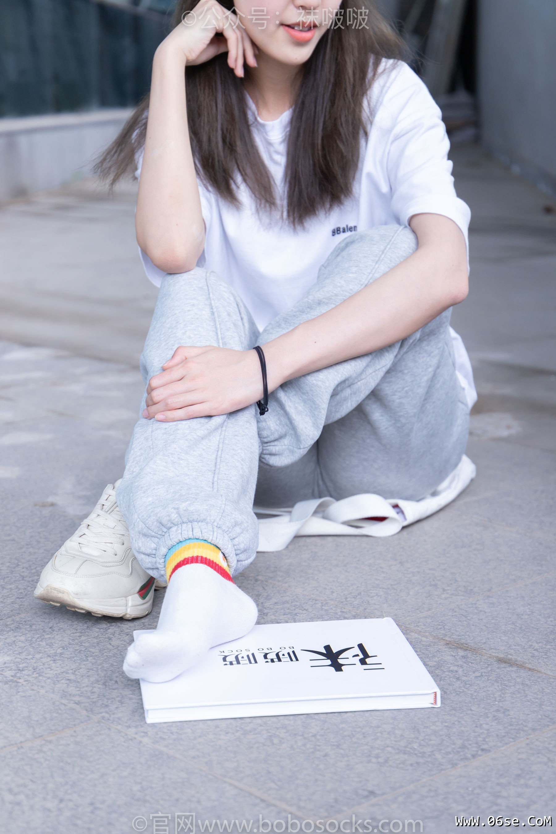 图片[52]-BoBoSocks袜啵啵 No.012 泡芙-运动鞋、白棉袜、裸足[132P]-六色网