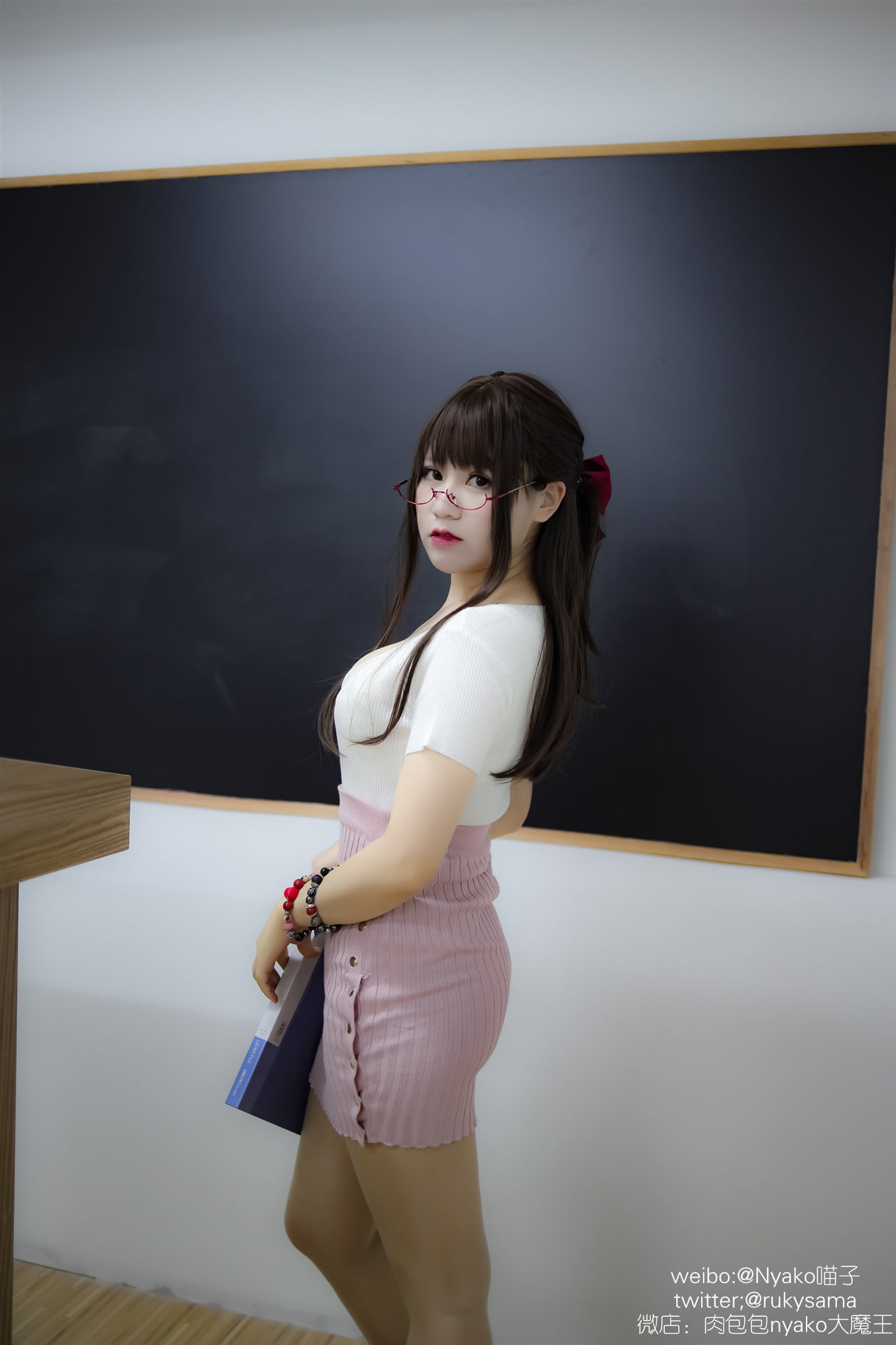 图片[2]-萌妹子Nyako喵子 欲求不满的老师[98P]-六色网