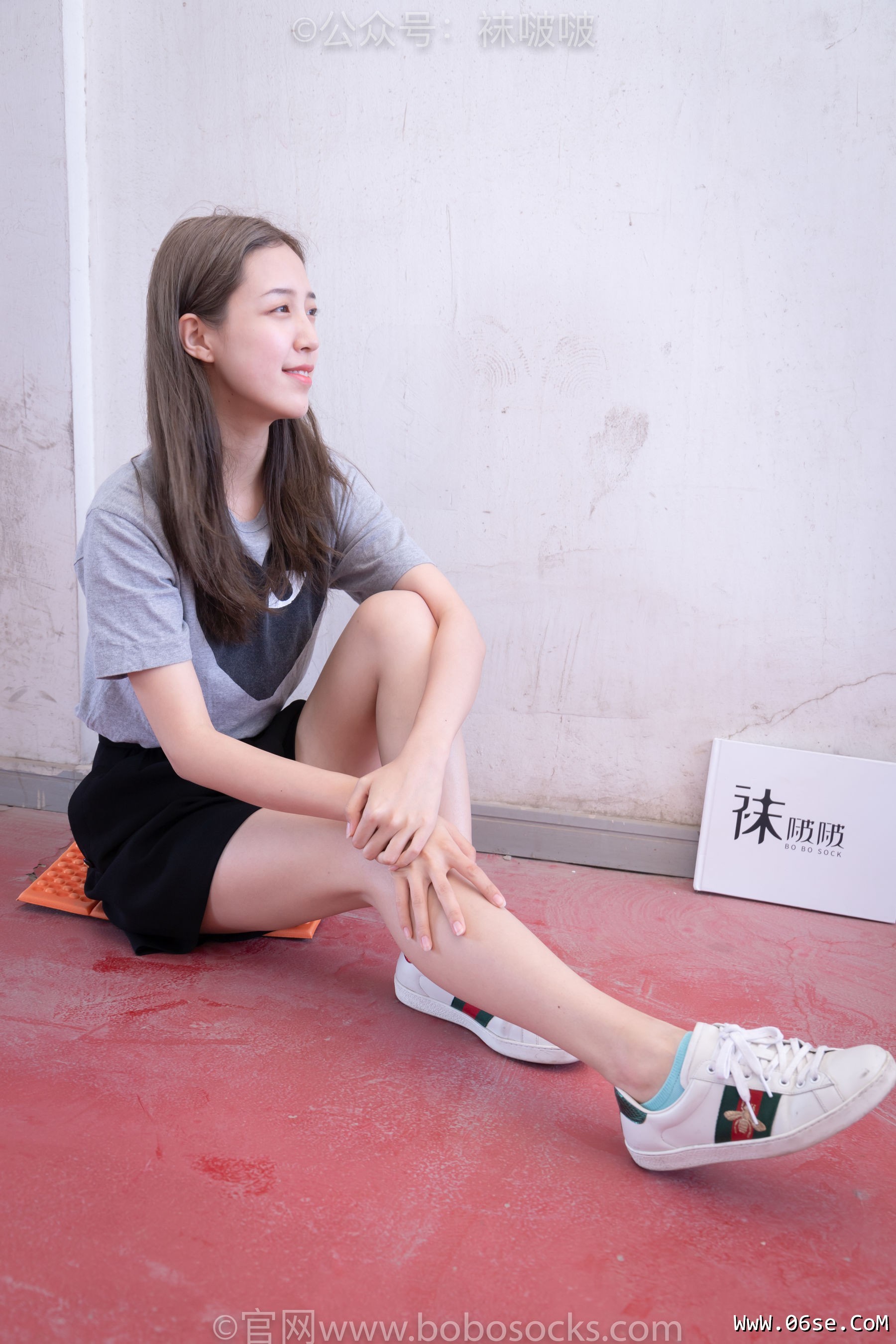 图片[23]-BoBoSocks袜啵啵 积分限定作品006 泡芙-板鞋、天蓝色短棉袜、裸足[138P]-六色网