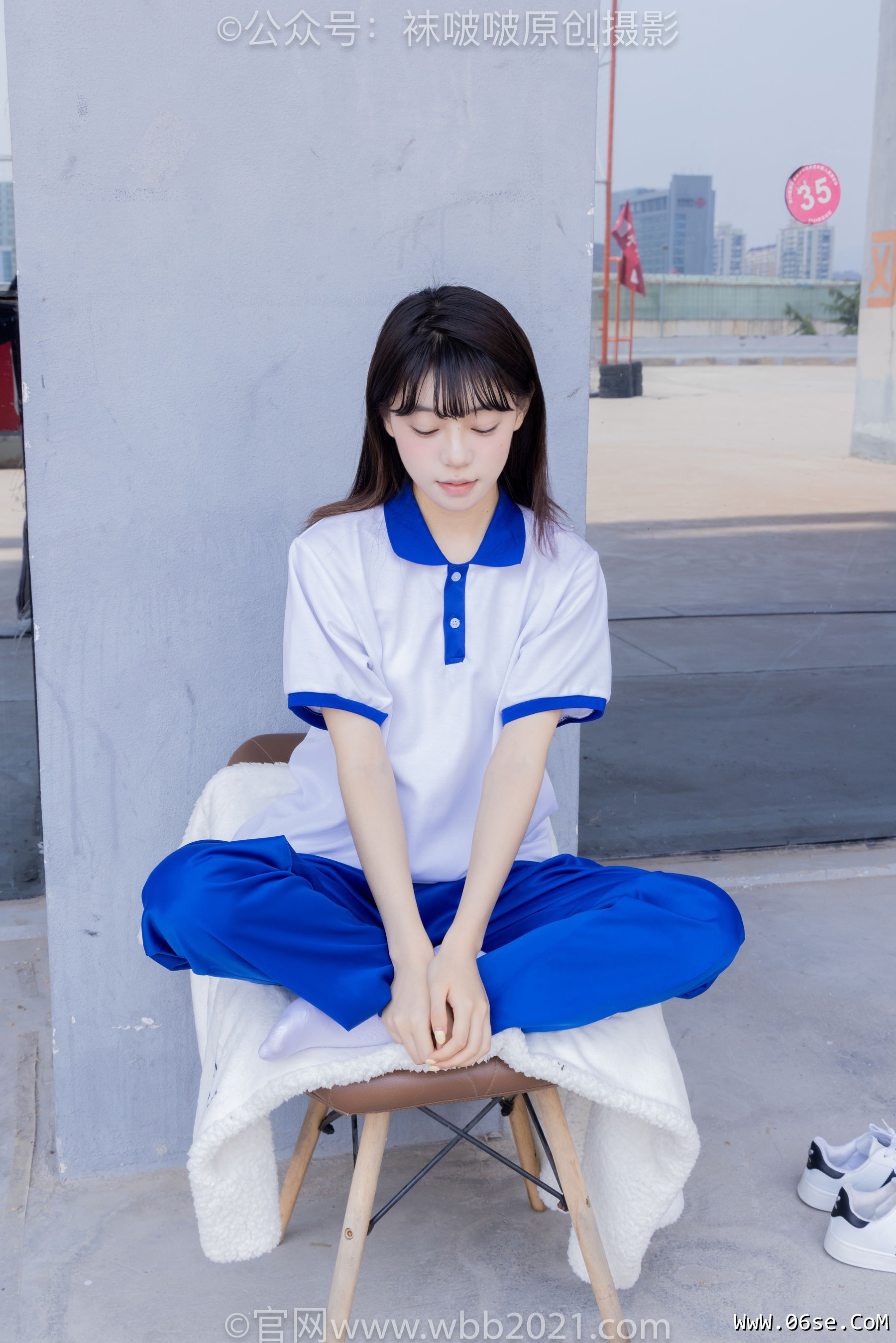 图片[113]-BoBoSocks袜啵啵 No.393 糯米 -板鞋、白棉袜、裸足、校服[150P]-六色网
