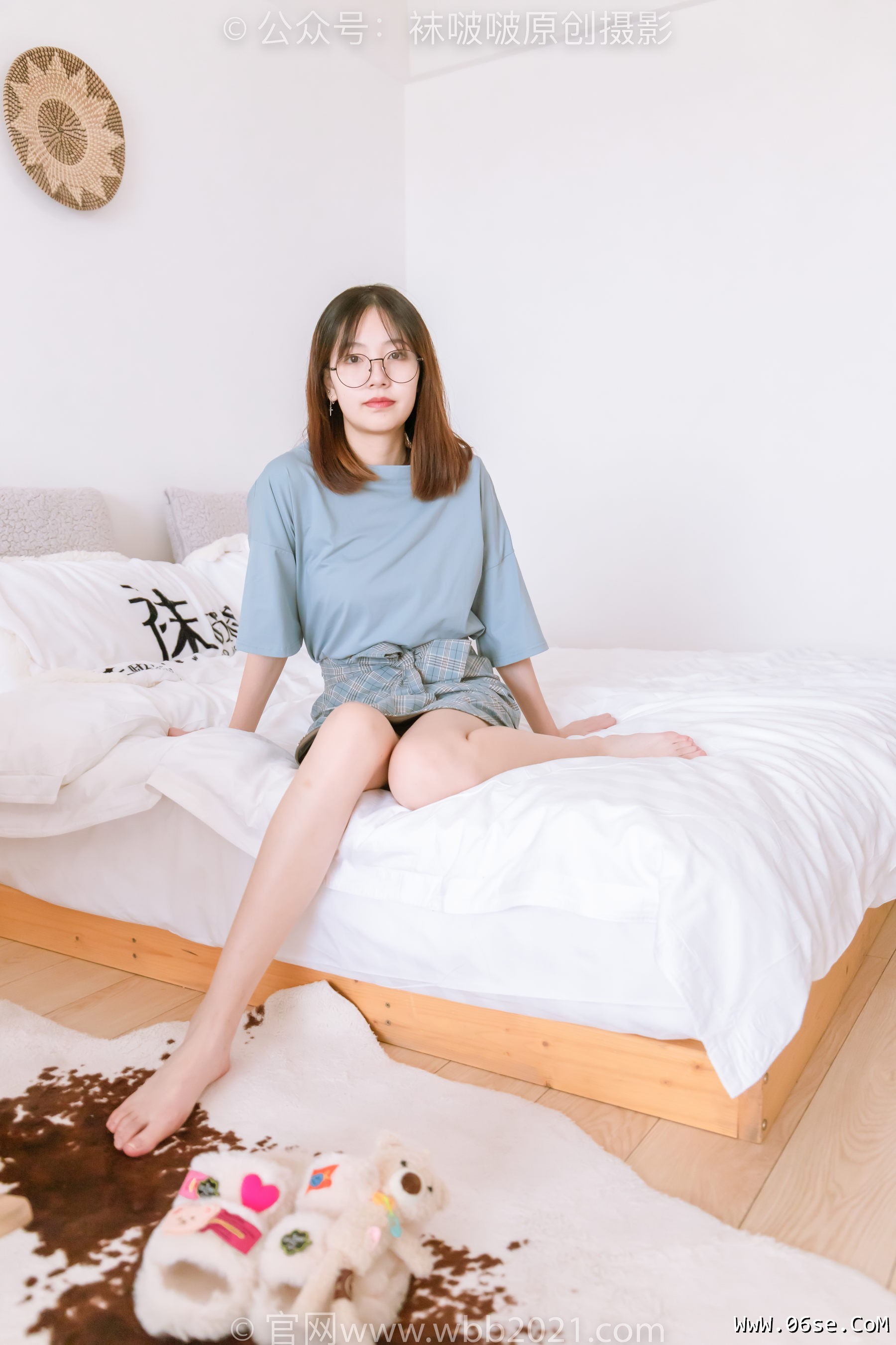 图片[136]-BoBoSocks袜啵啵 No.239 小甜豆-棉拖鞋、灰丝、裸足[140P]-六色网