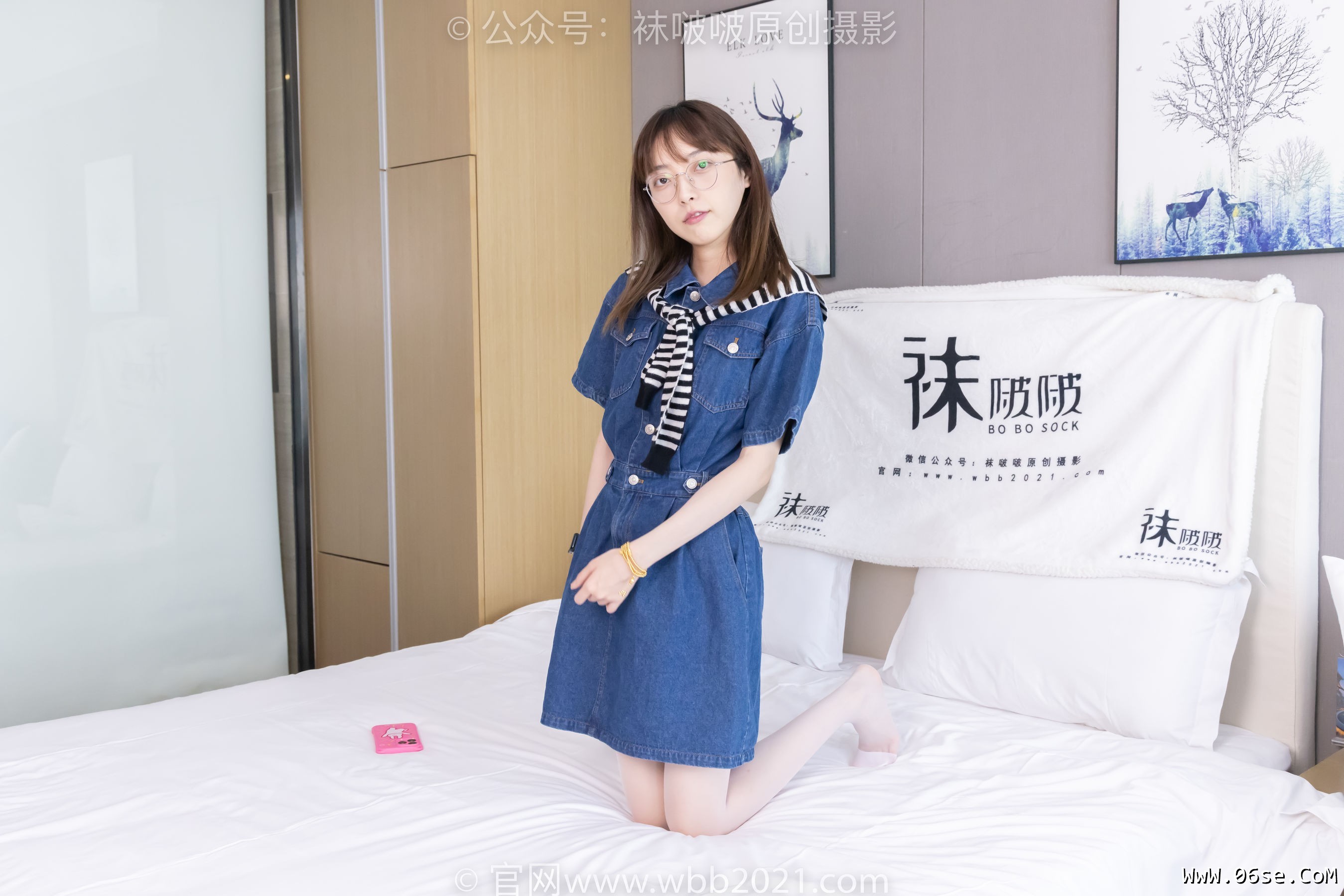 图片[106]-BoBoSocks袜啵啵 No.435 稚予 -板鞋、运动鞋、白丝、肉丝[150P]-六色网
