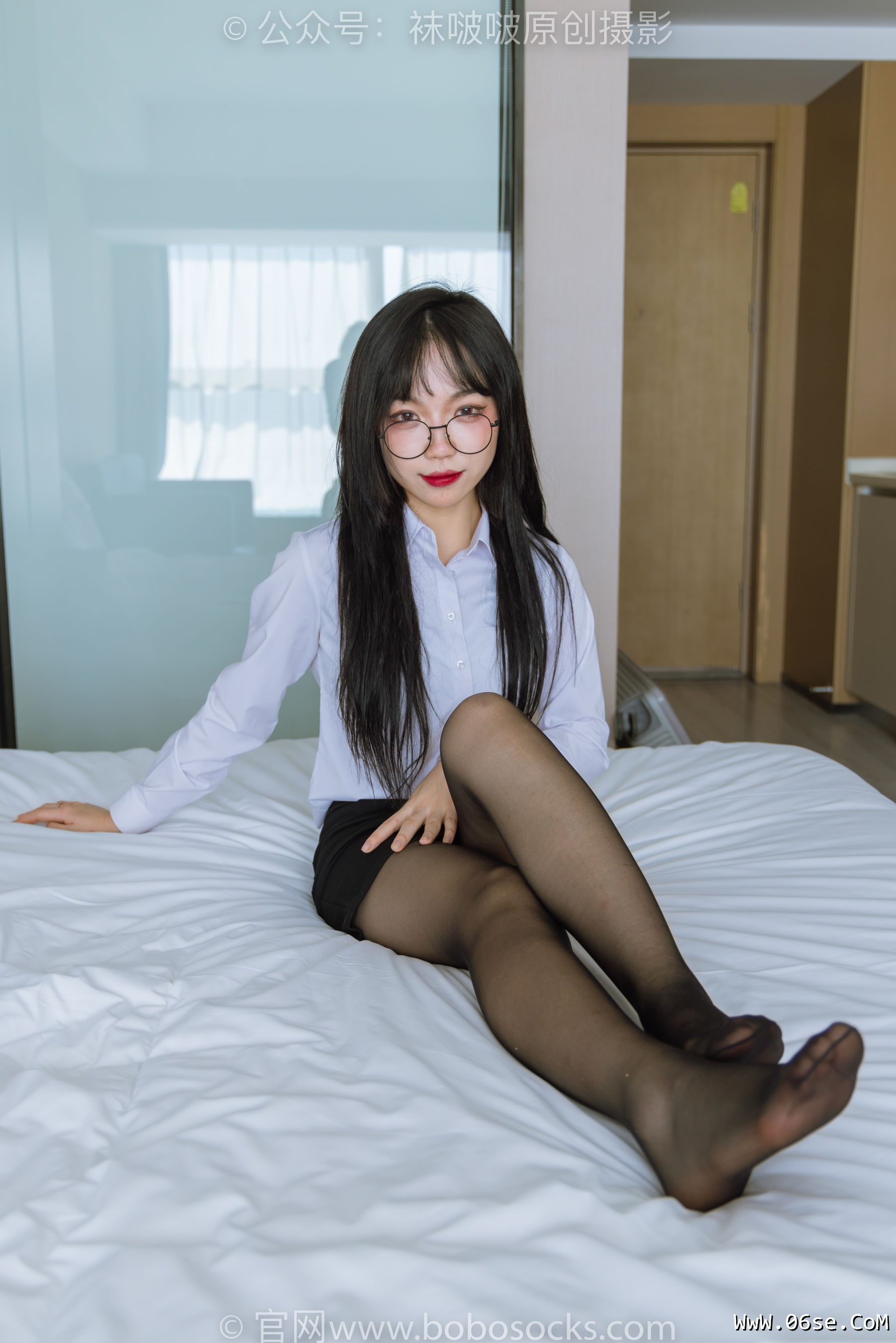 图片[131]-BoBoSocks袜啵啵 No.185 周周-ol制服、高跟鞋、黑丝[140P]-六色网