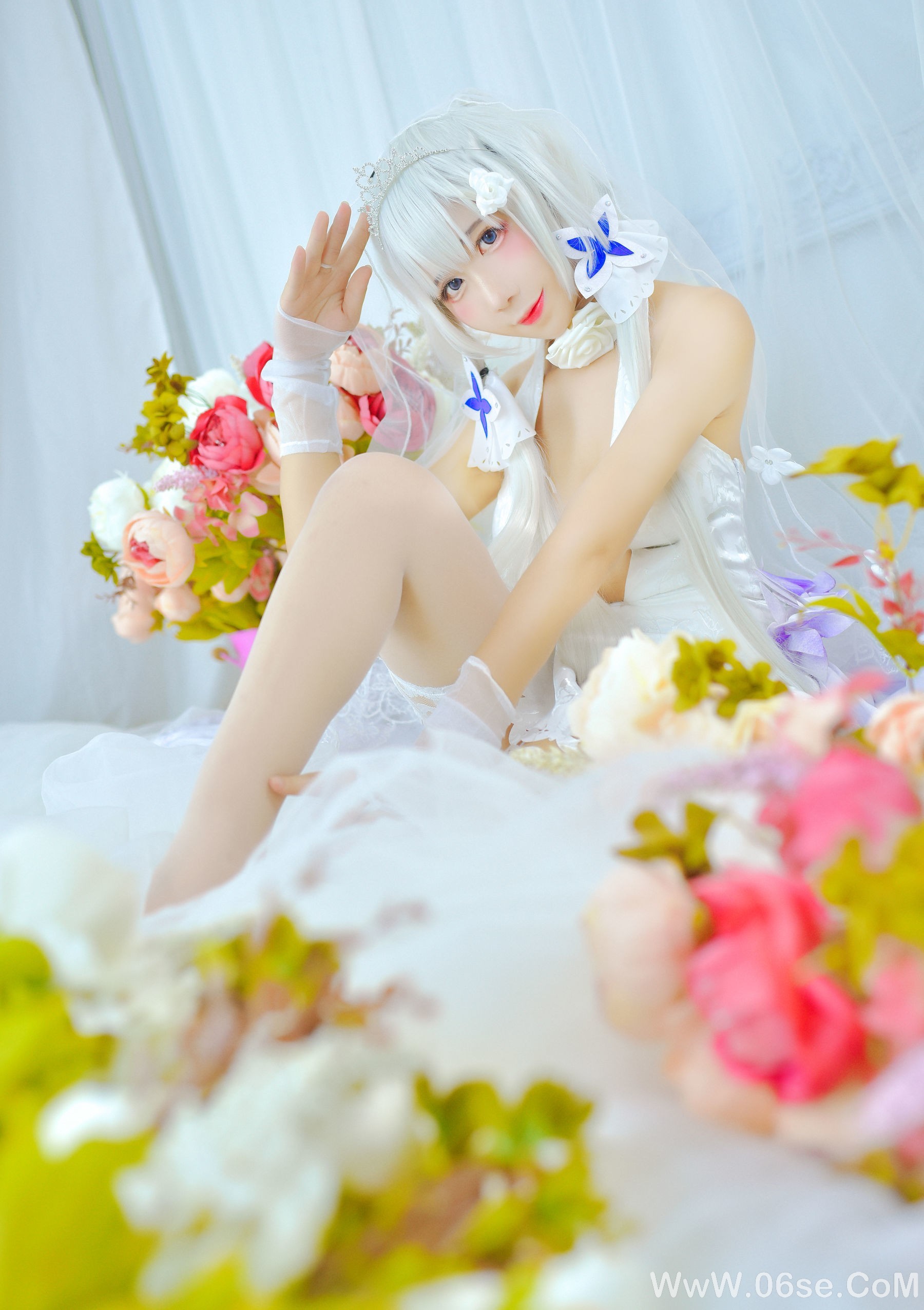图片[15]-动漫博主九曲Jean 婚纱[22P]-六色网