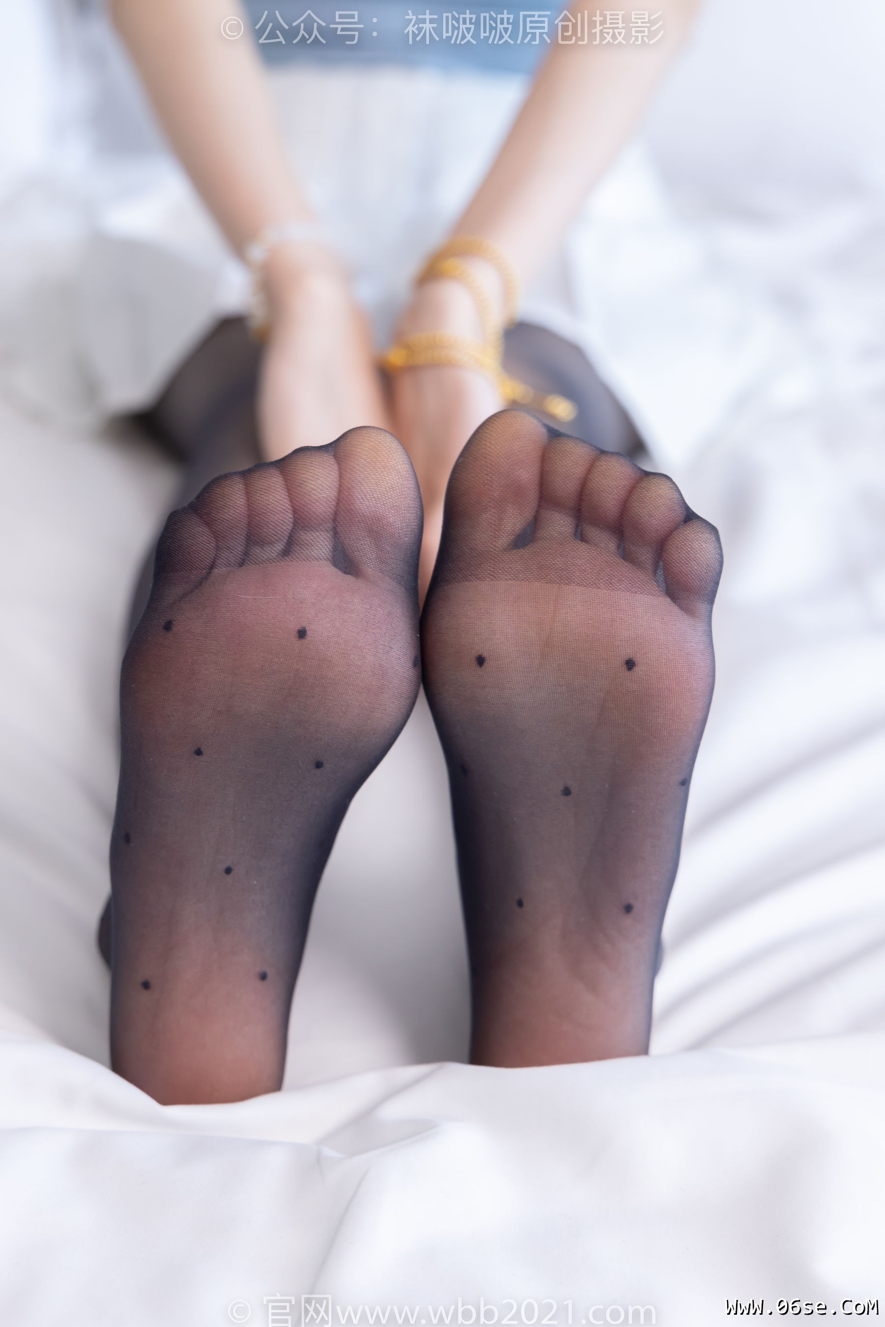 图片[19]-BoBoSocks袜啵啵 No.403 稚予 -高跟鞋、板鞋、波点黑丝、波点白丝[145P]-六色网