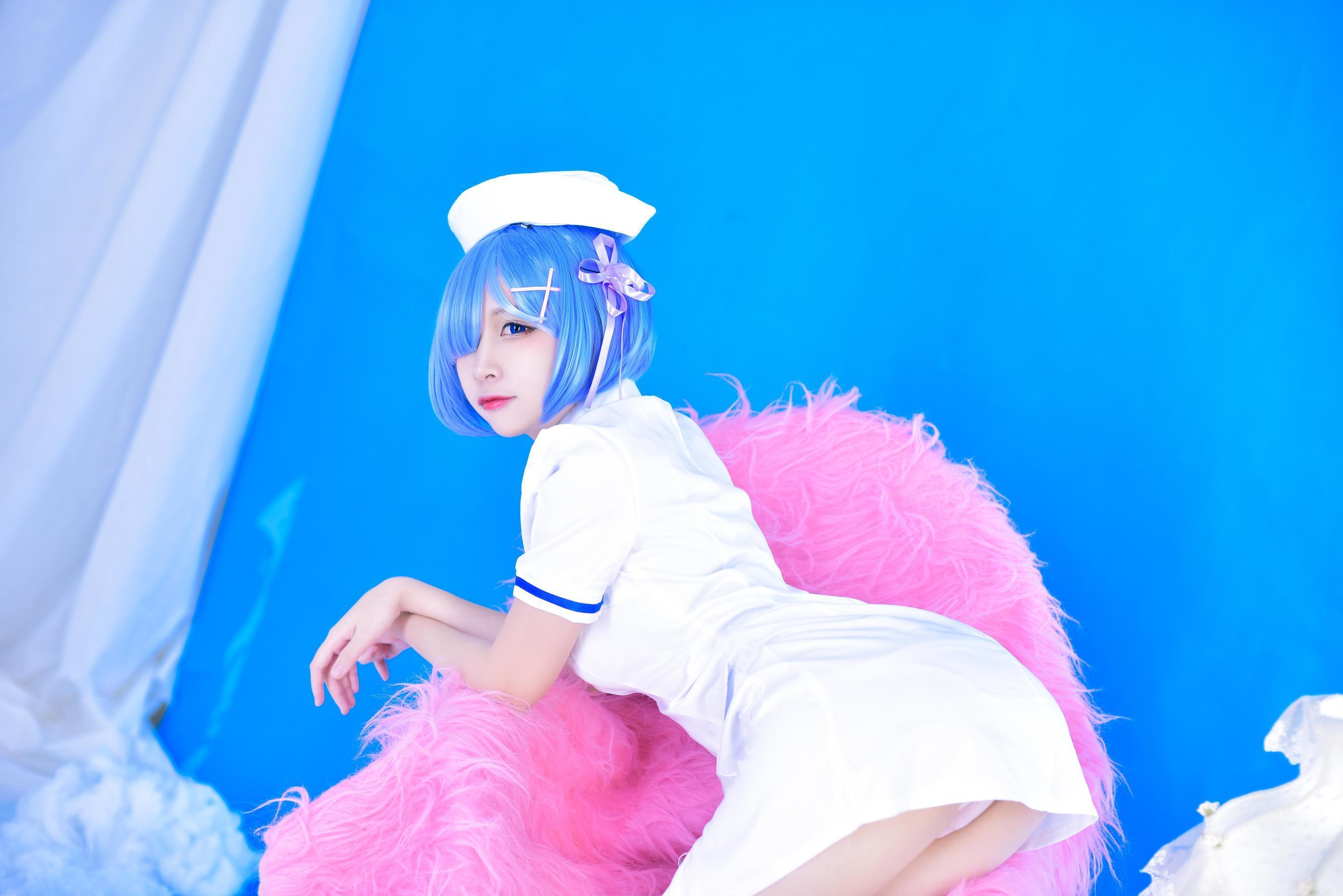 图片[20]-人气Coser二佐Nisa 蕾姆护士[31P]-六色网