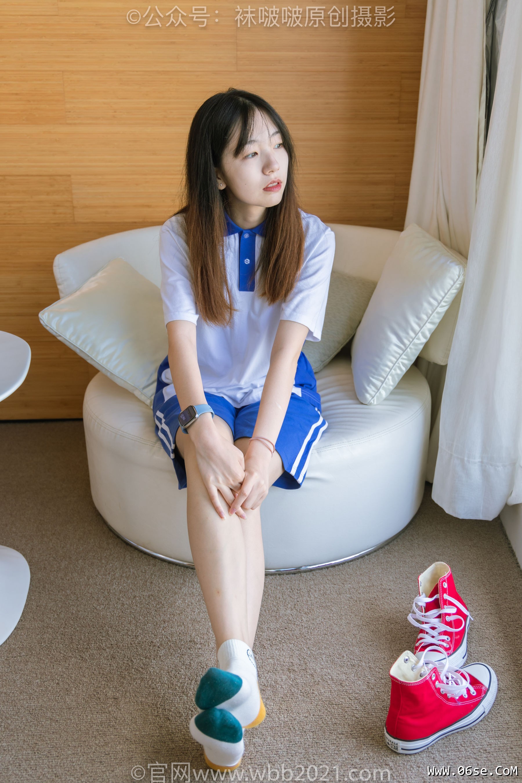 图片[95]-BoBoSocks袜啵啵 No.336 小甜豆 -校服、帆布鞋、白棉袜、裸足[140P]-六色网