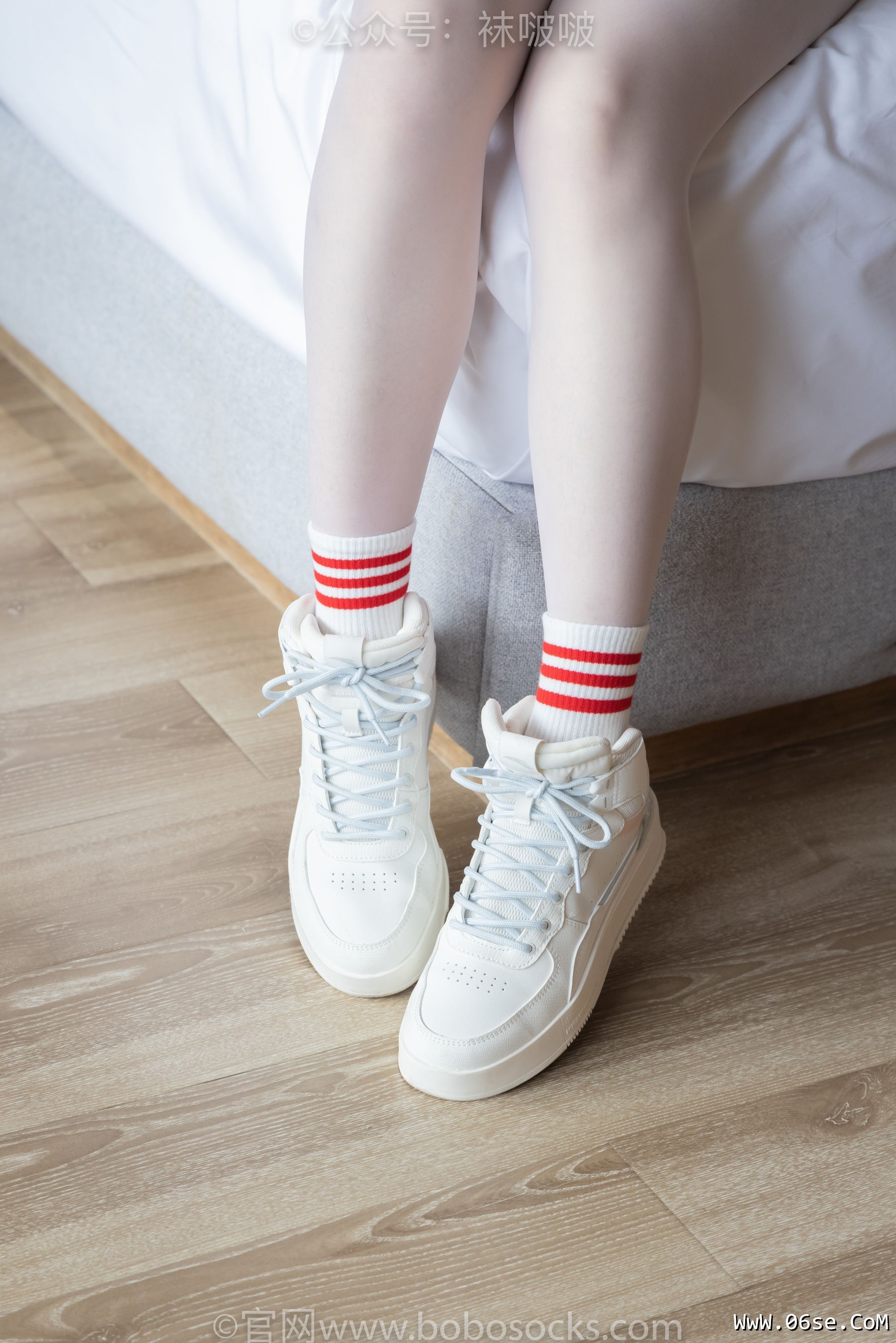 图片[7]-BoBoSocks袜啵啵 积分限定作品004 熊熊-板鞋、白棉袜、白丝[139P]-六色网