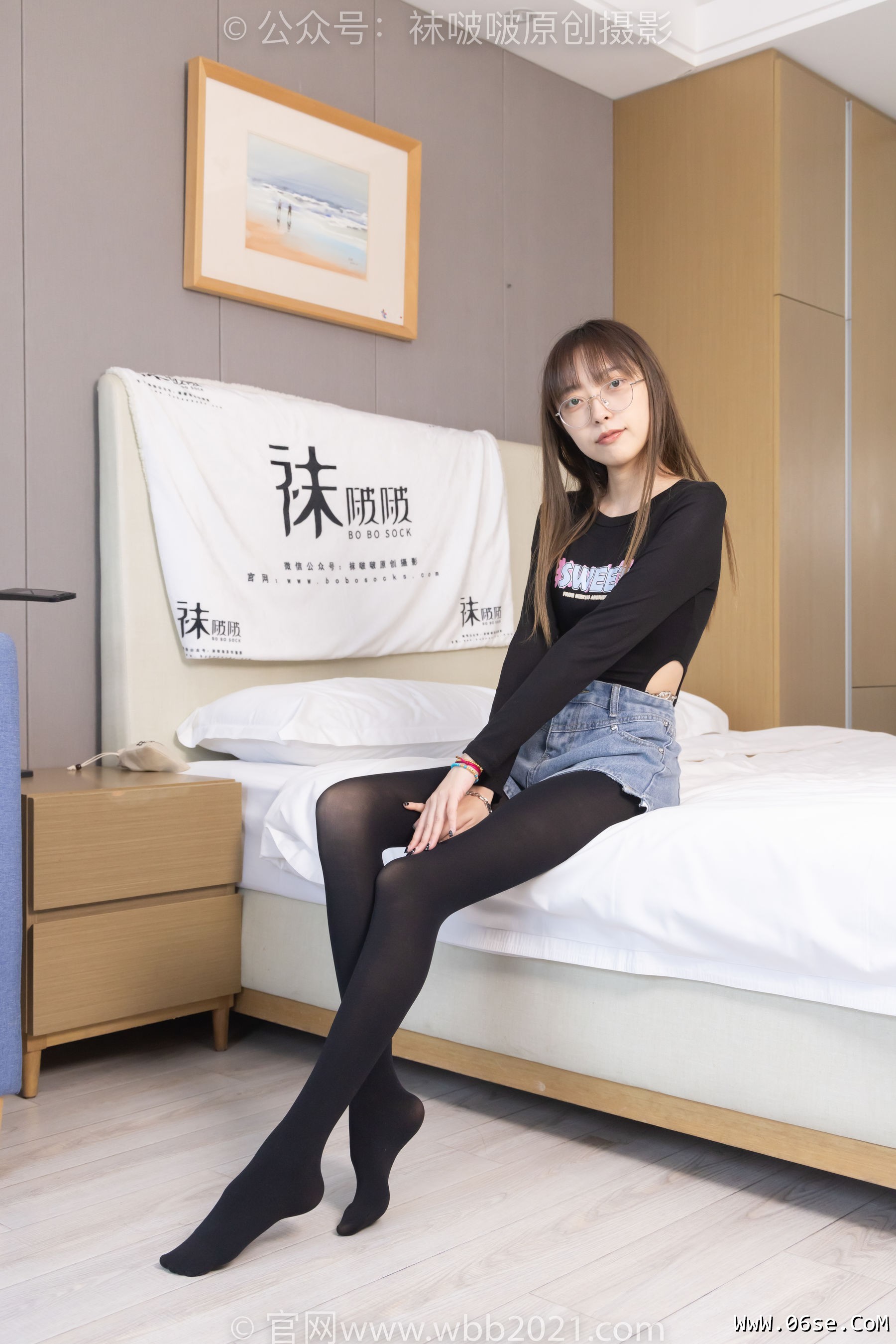 图片[15]-BoBoSocks袜啵啵 No.321 稚予 -高跟鞋、厚黑丝[150P]-六色网