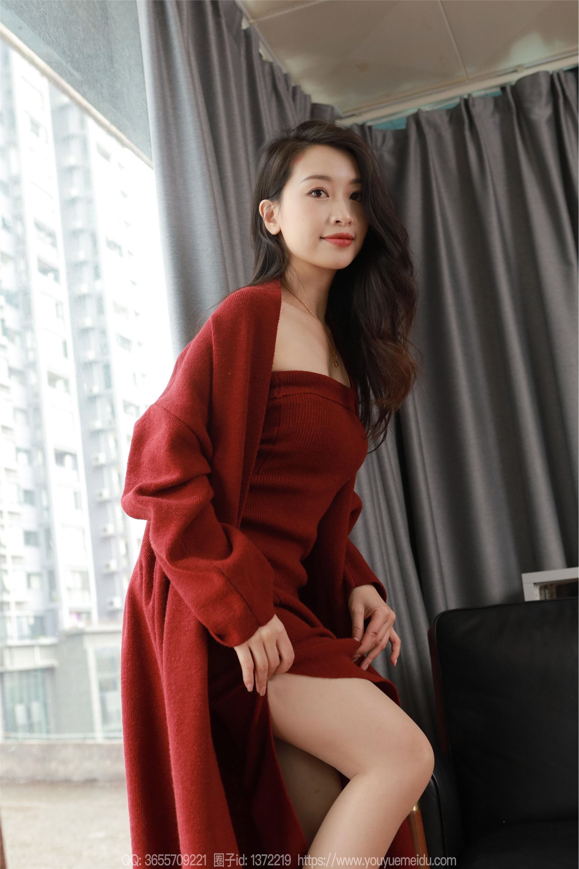 图片[32]-IESS异思趣向 2025.01.31 丝享家 1965 小婕《红色针织裙（下）》[83P]-六色网