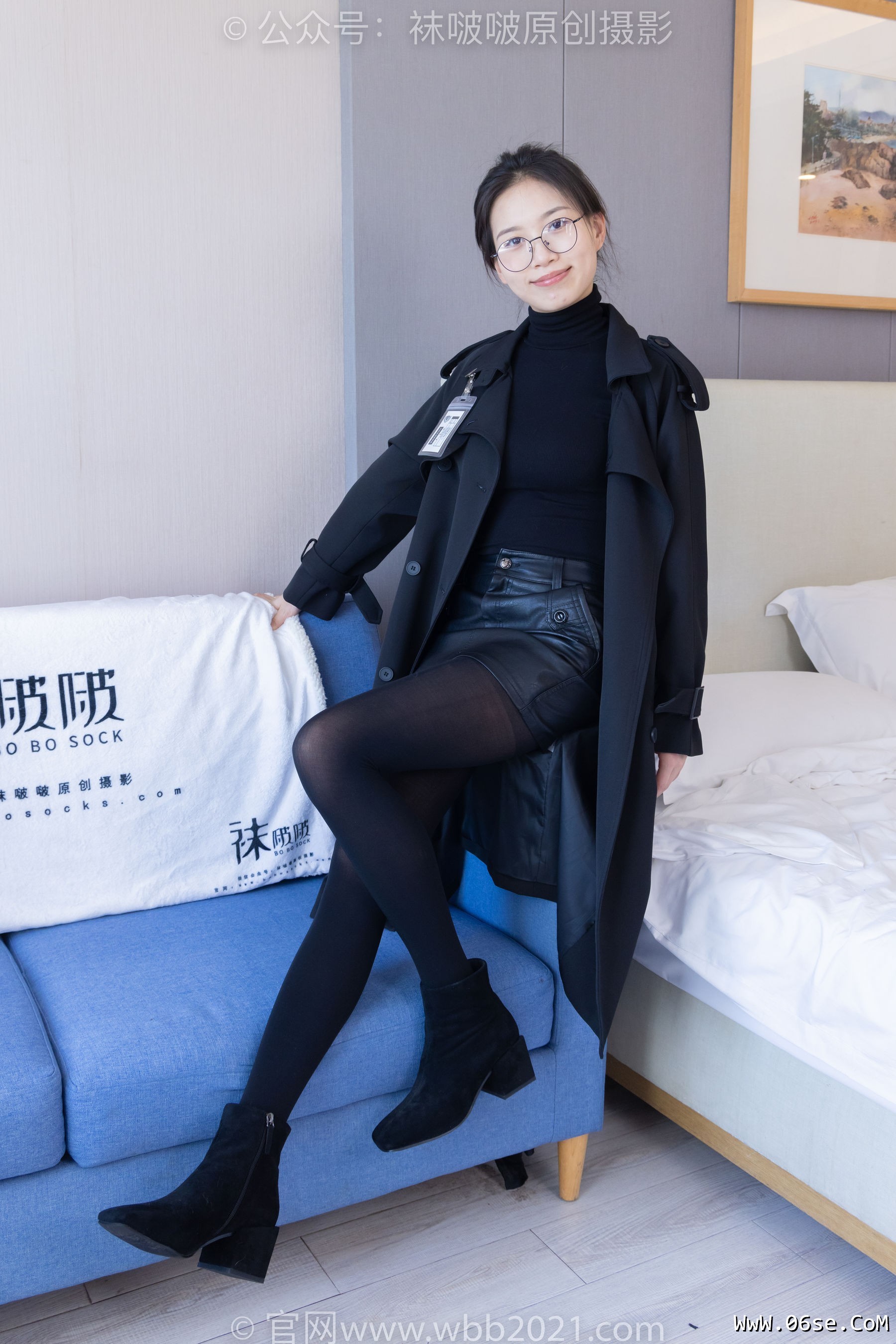 图片[61]-BoBoSocks袜啵啵 No.365 芝士 -短靴、平底鞋、厚黑丝、厚灰丝[140P]-六色网
