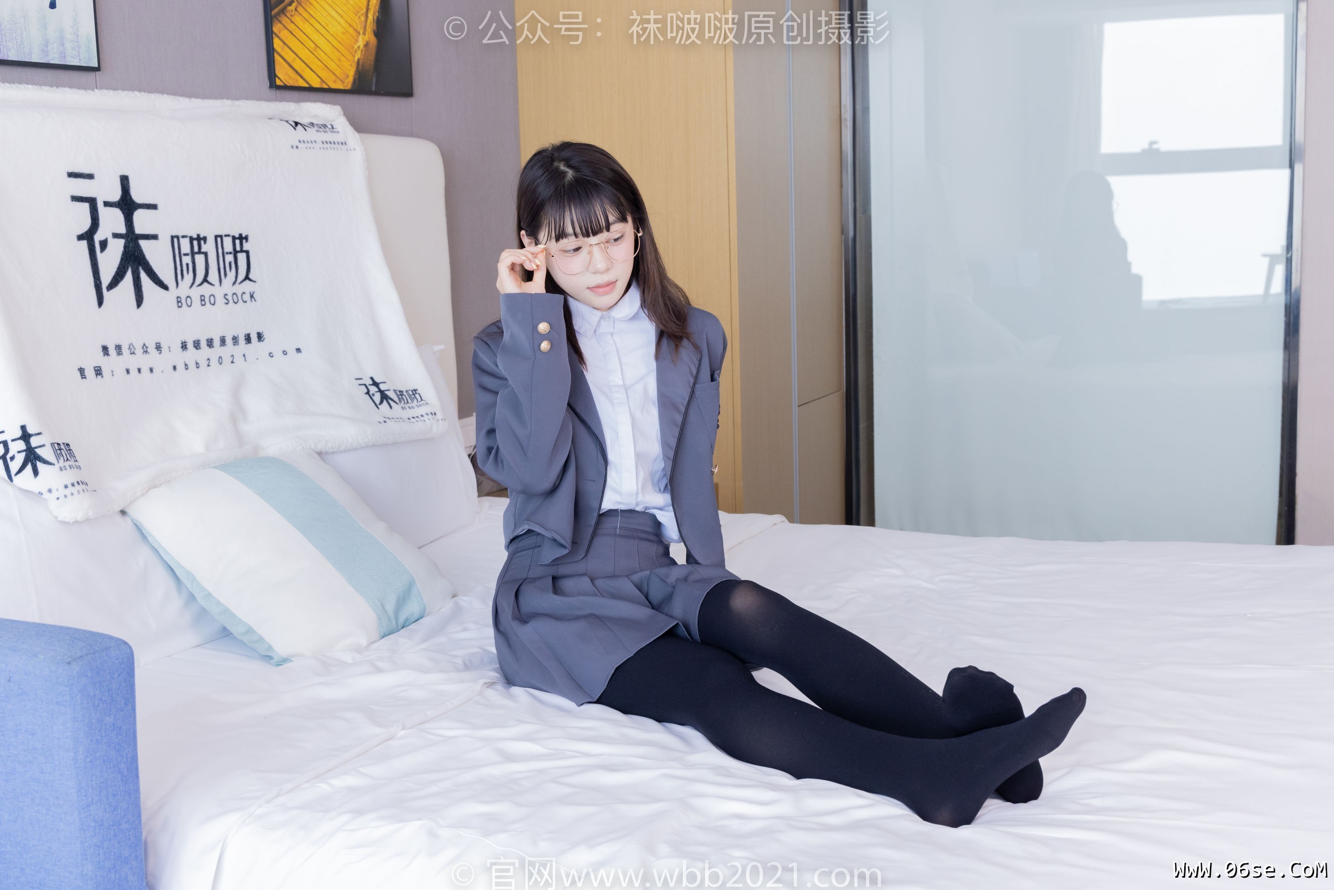 图片[131]-BoBoSocks袜啵啵 No.402 糯米 -皮鞋、厚黑丝、学院jk[140P]-六色网