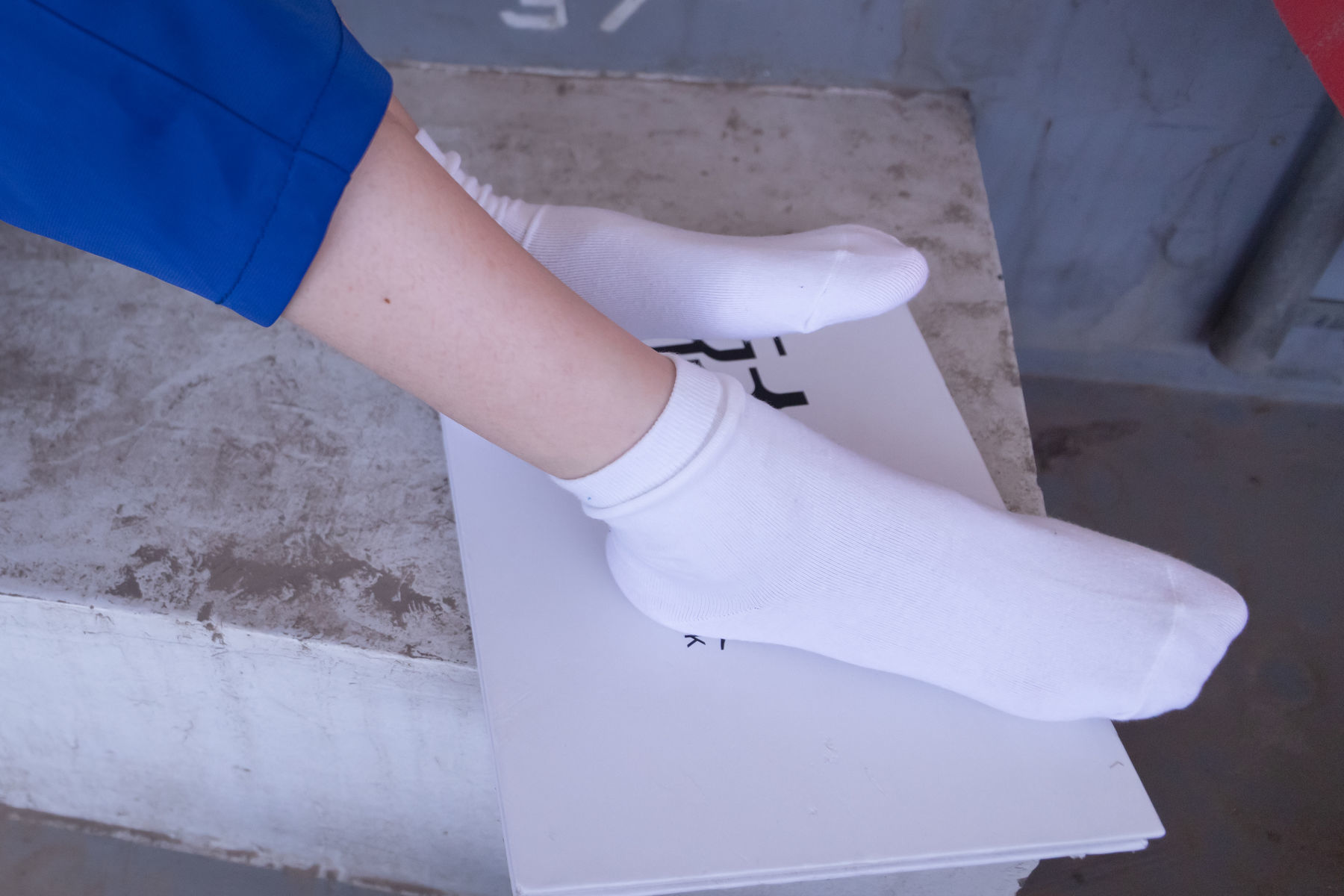 图片[80]-BoBoSocks袜啵啵 No.002 稚予-校服、贝壳头、白棉袜、裸足[139P]-六色网