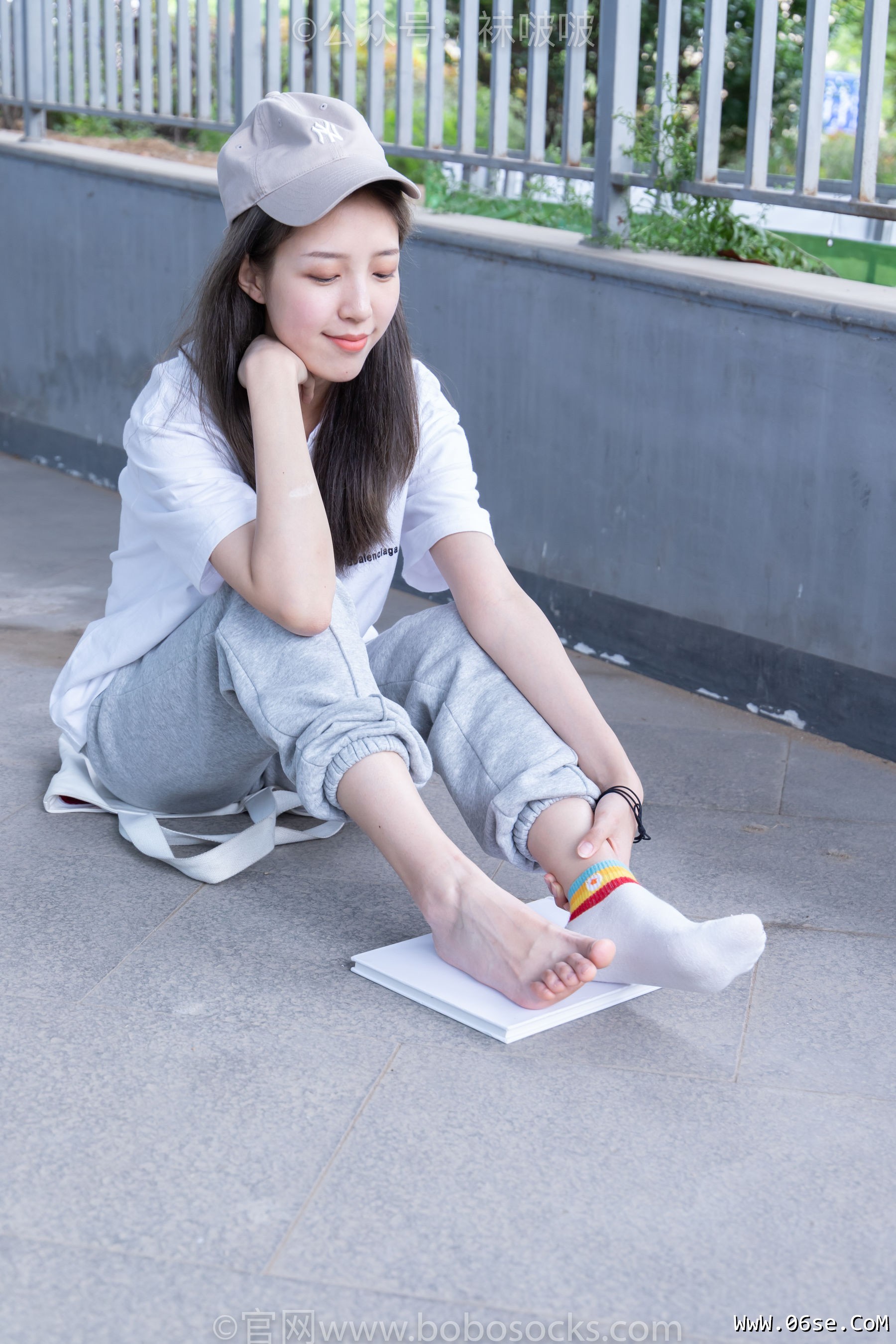 图片[97]-BoBoSocks袜啵啵 No.012 泡芙-运动鞋、白棉袜、裸足[132P]-六色网