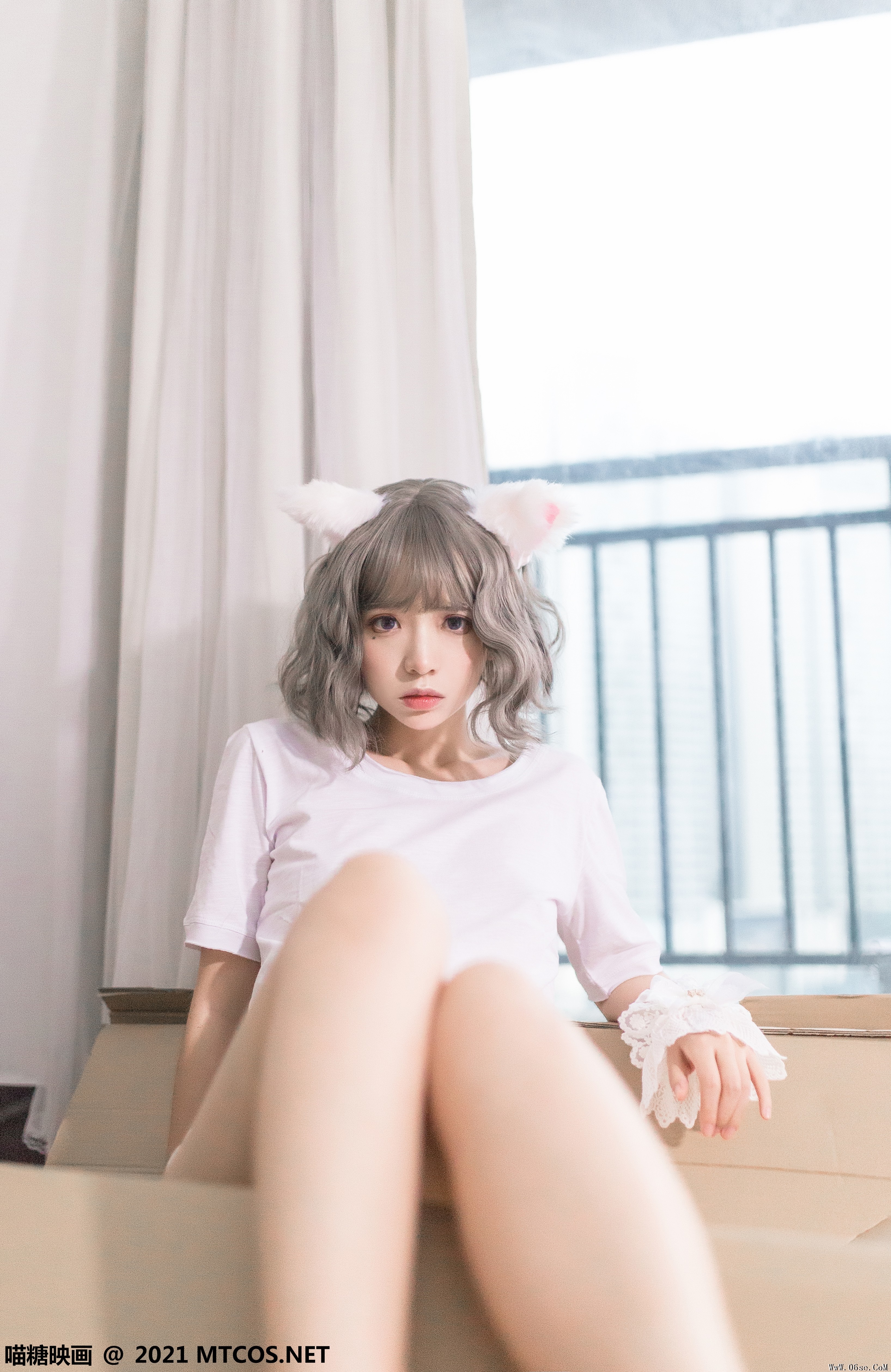 图片[9]-喵糖映画 VOL.359 纱雾和白猫[22P／235MB]-六色网