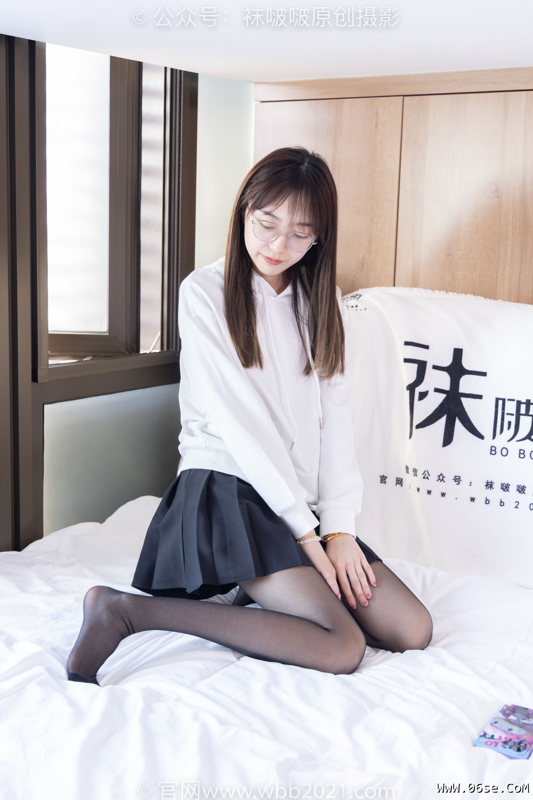 图片[6]-BoBoSocks袜啵啵 No.407 稚予 -板鞋、黑丝[140P]-六色网