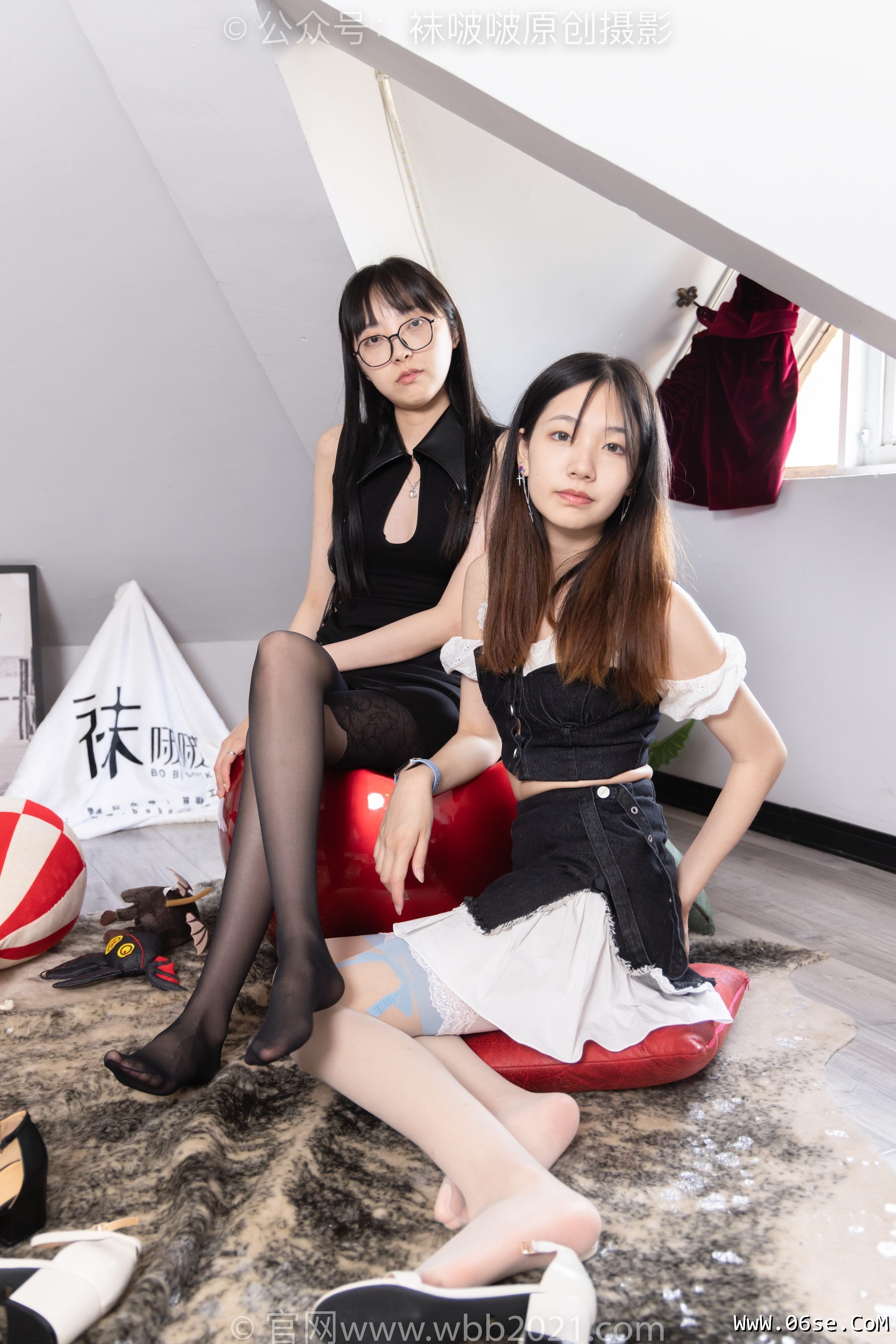 图片[7]-BoBoSocks袜啵啵 No.236 小甜豆稚予-七月要开心鸭[202P]-六色网