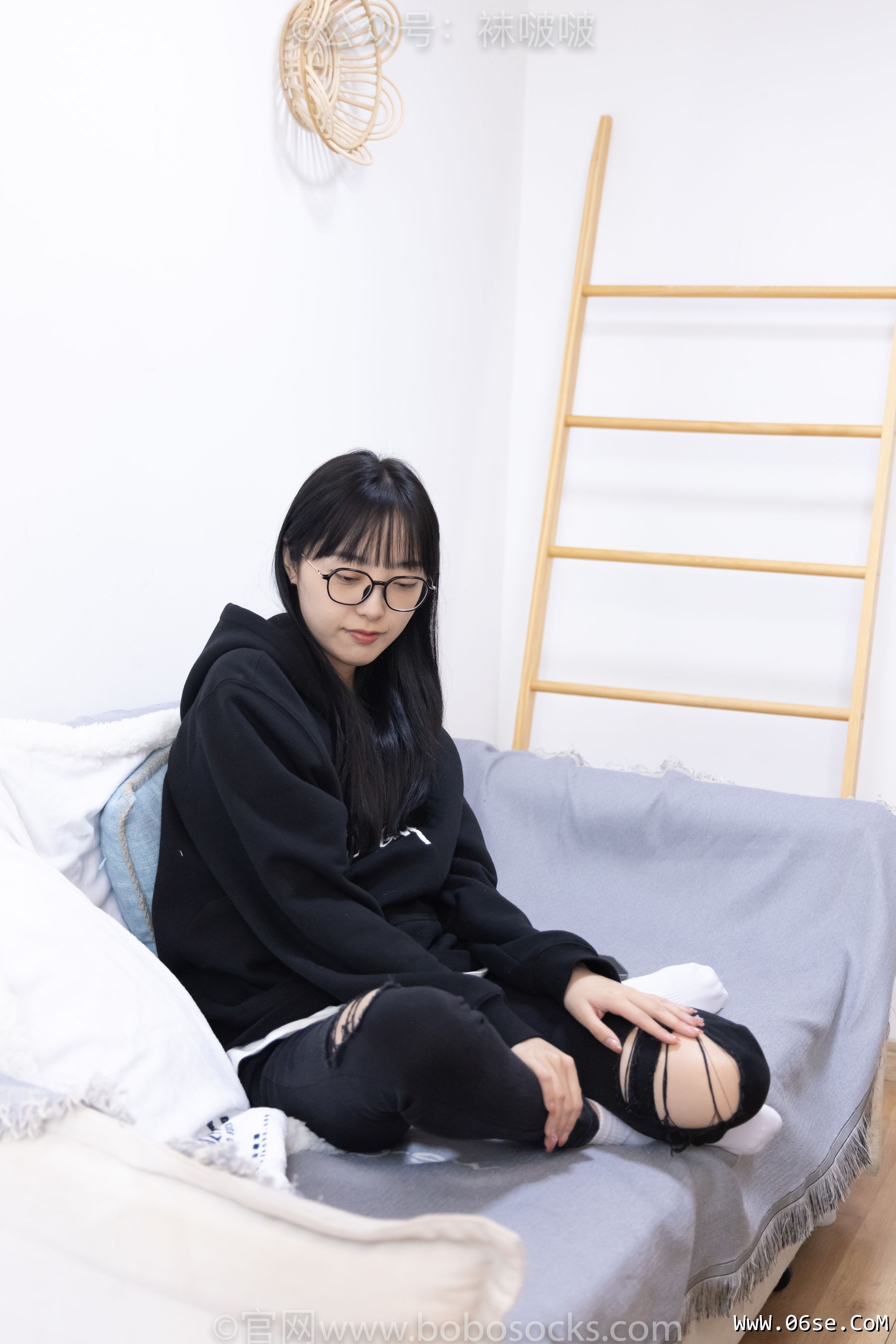 图片[73]-BoBoSocks袜啵啵 No.061 稚予-短靴、白棉袜、裸足[145P]-六色网