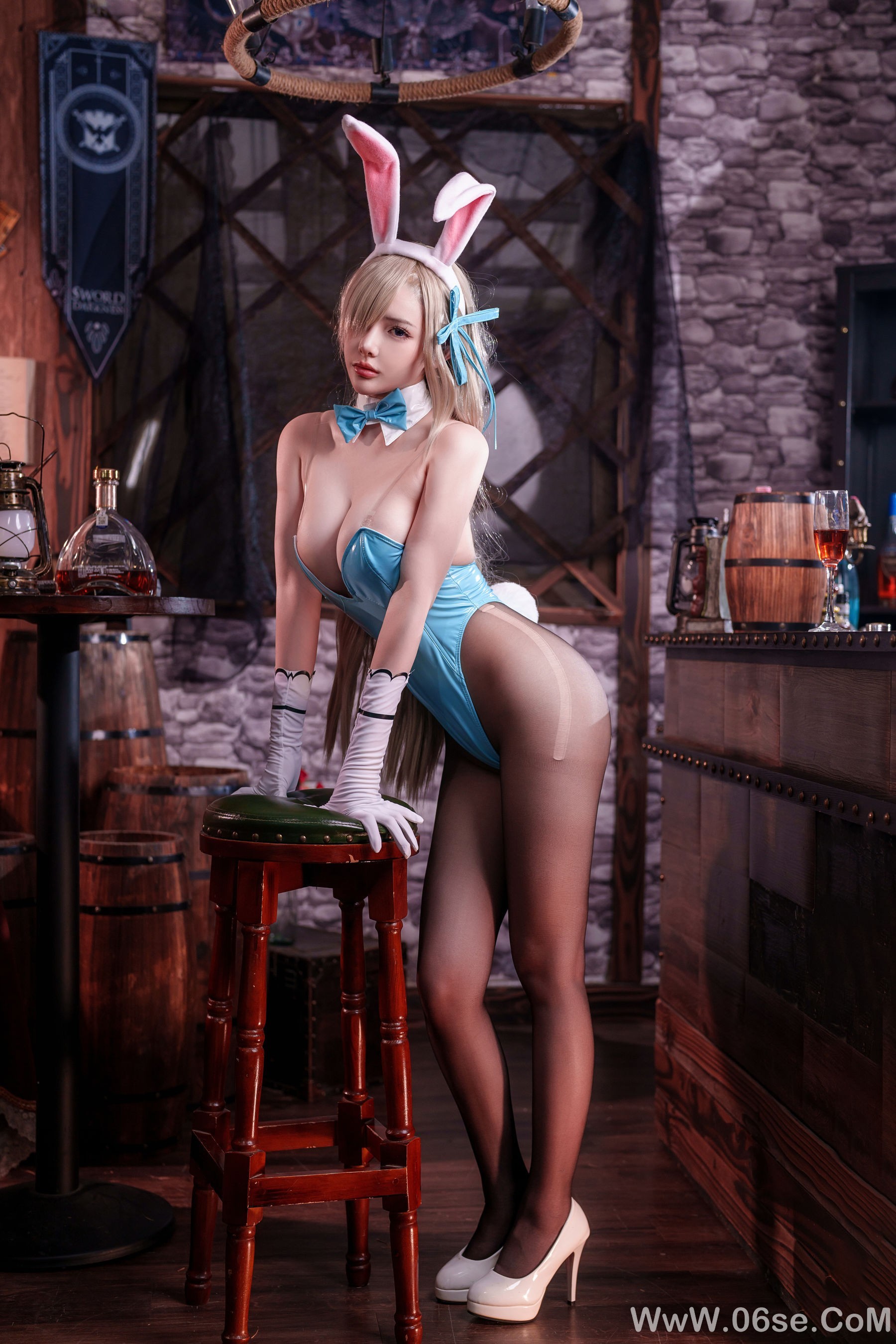 图片[21]-动漫博主雯妹 – 一之濑明日奈 兔女郎[48P]-六色网