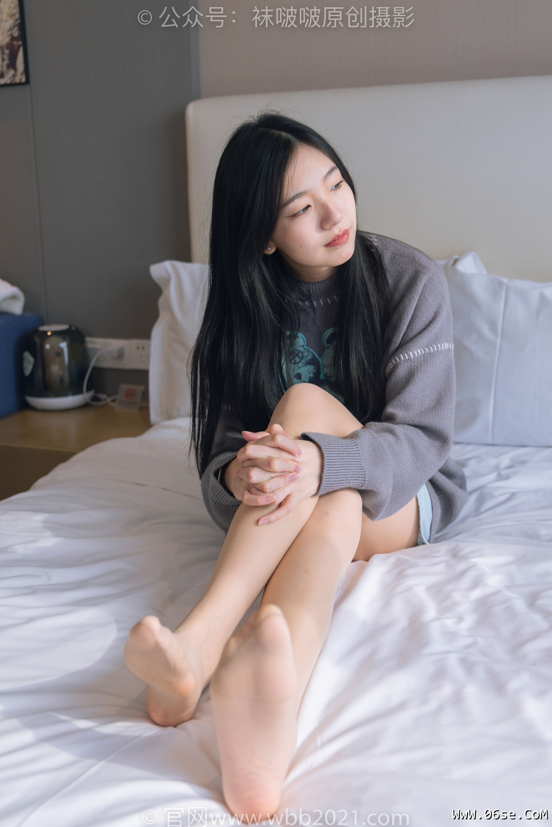 图片[33]-BoBoSocks袜啵啵 No.354 小甜豆 -运动鞋、肉丝[140P]-六色网