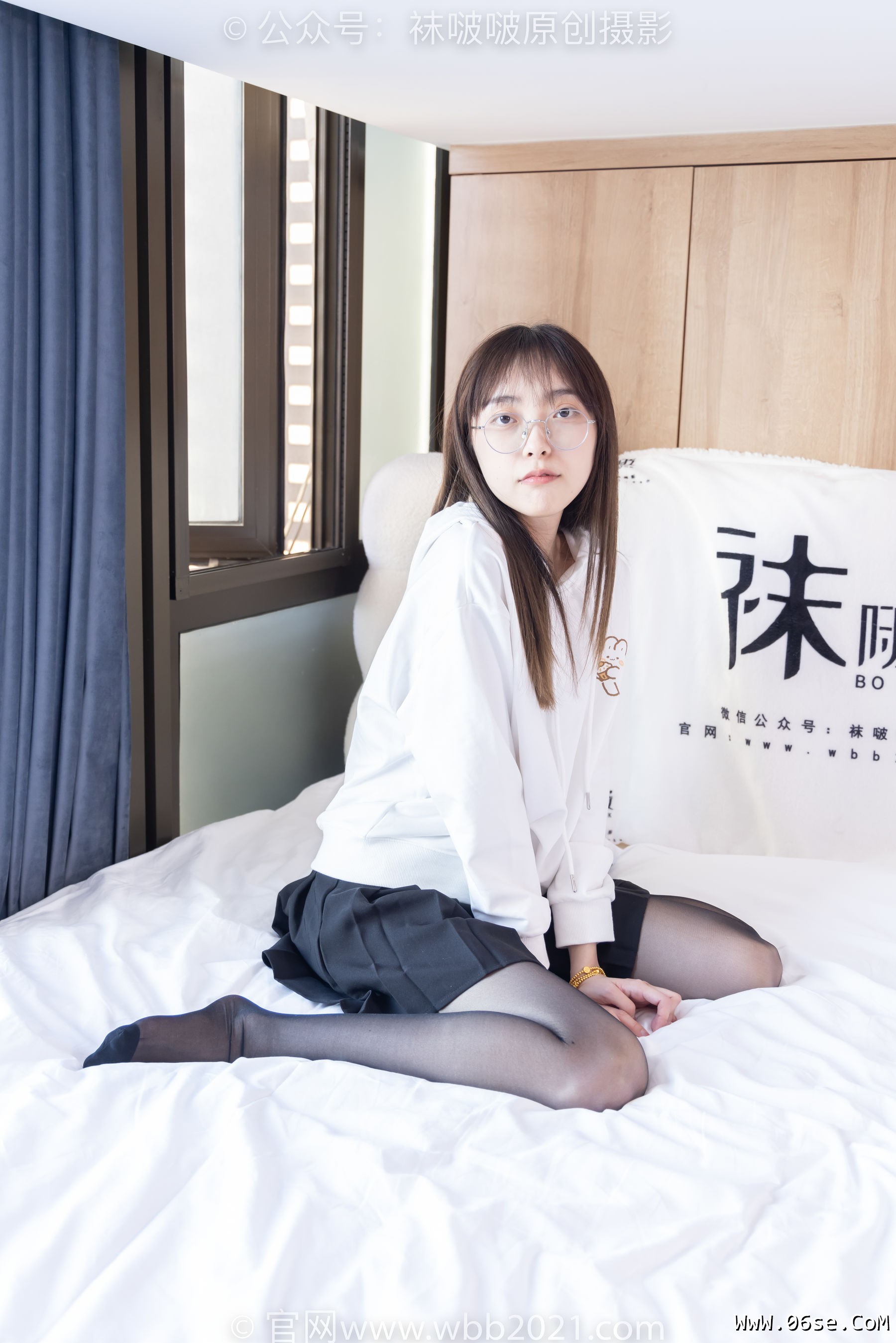 图片[20]-BoBoSocks袜啵啵 No.407 稚予 -板鞋、黑丝[140P]-六色网
