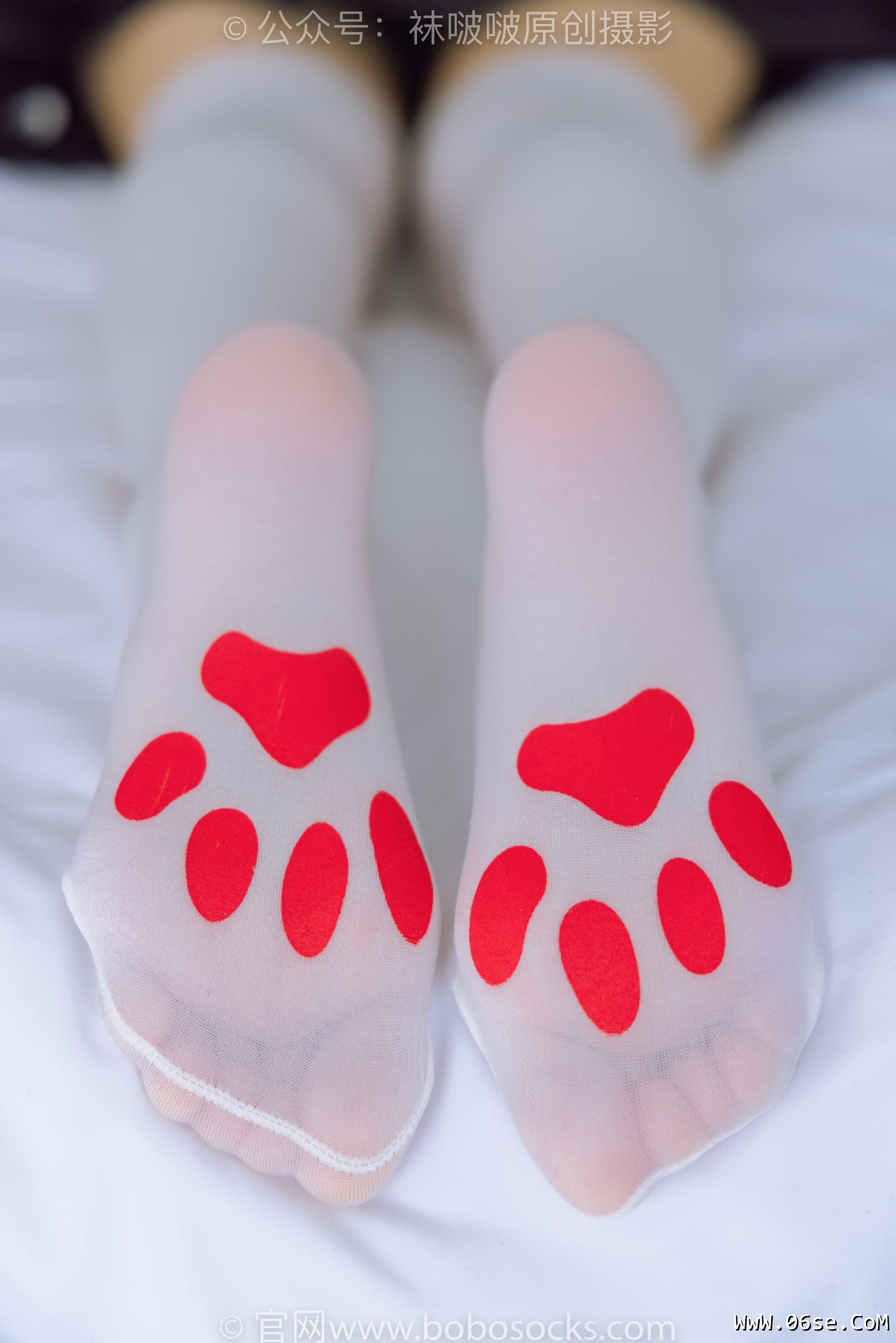 图片[6]-BoBoSocks袜啵啵 No.177 稚予-皮鞋、厚白丝（脚底猫爪印款）[140P]-六色网