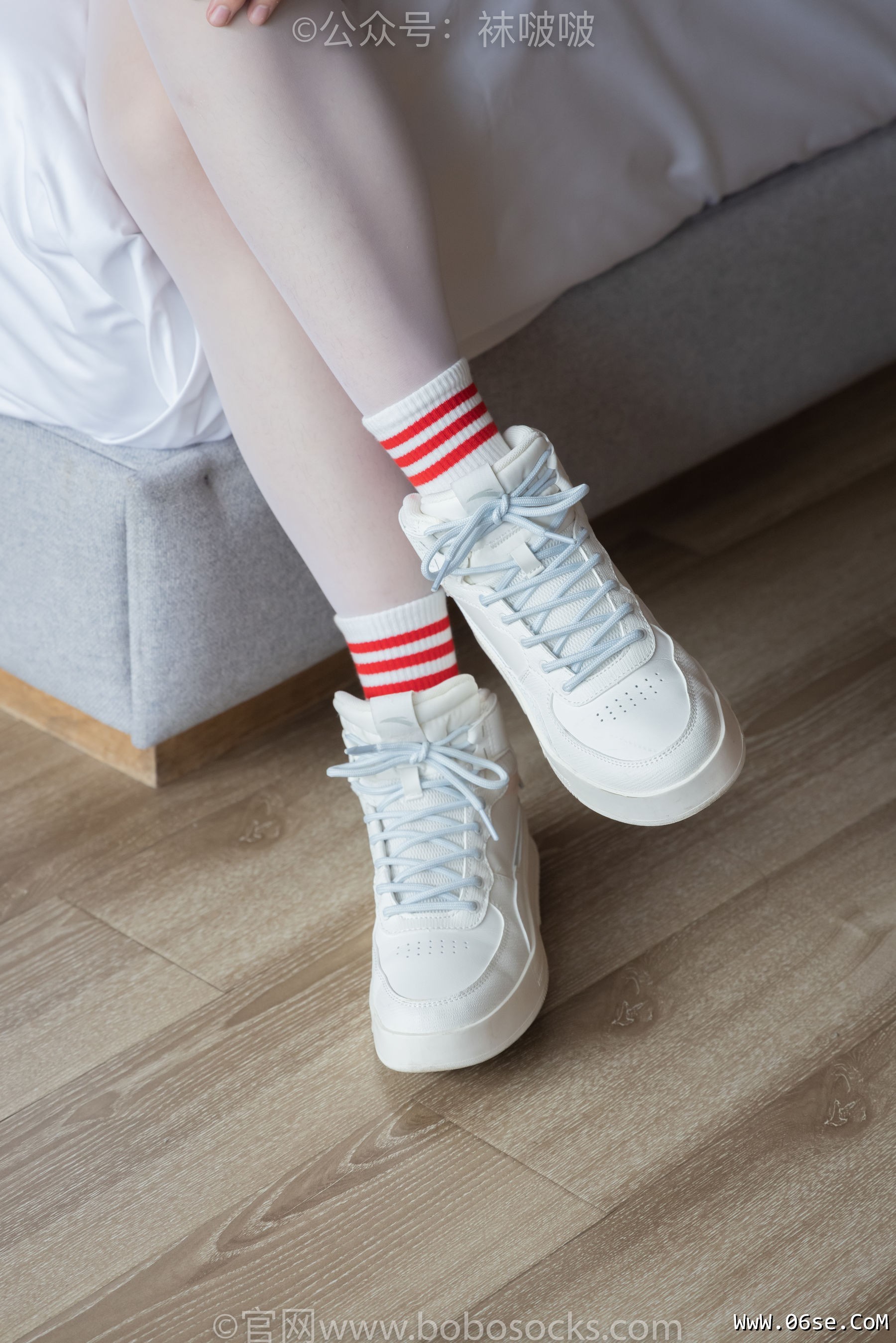 图片[8]-BoBoSocks袜啵啵 积分限定作品004 熊熊-板鞋、白棉袜、白丝[139P]-六色网