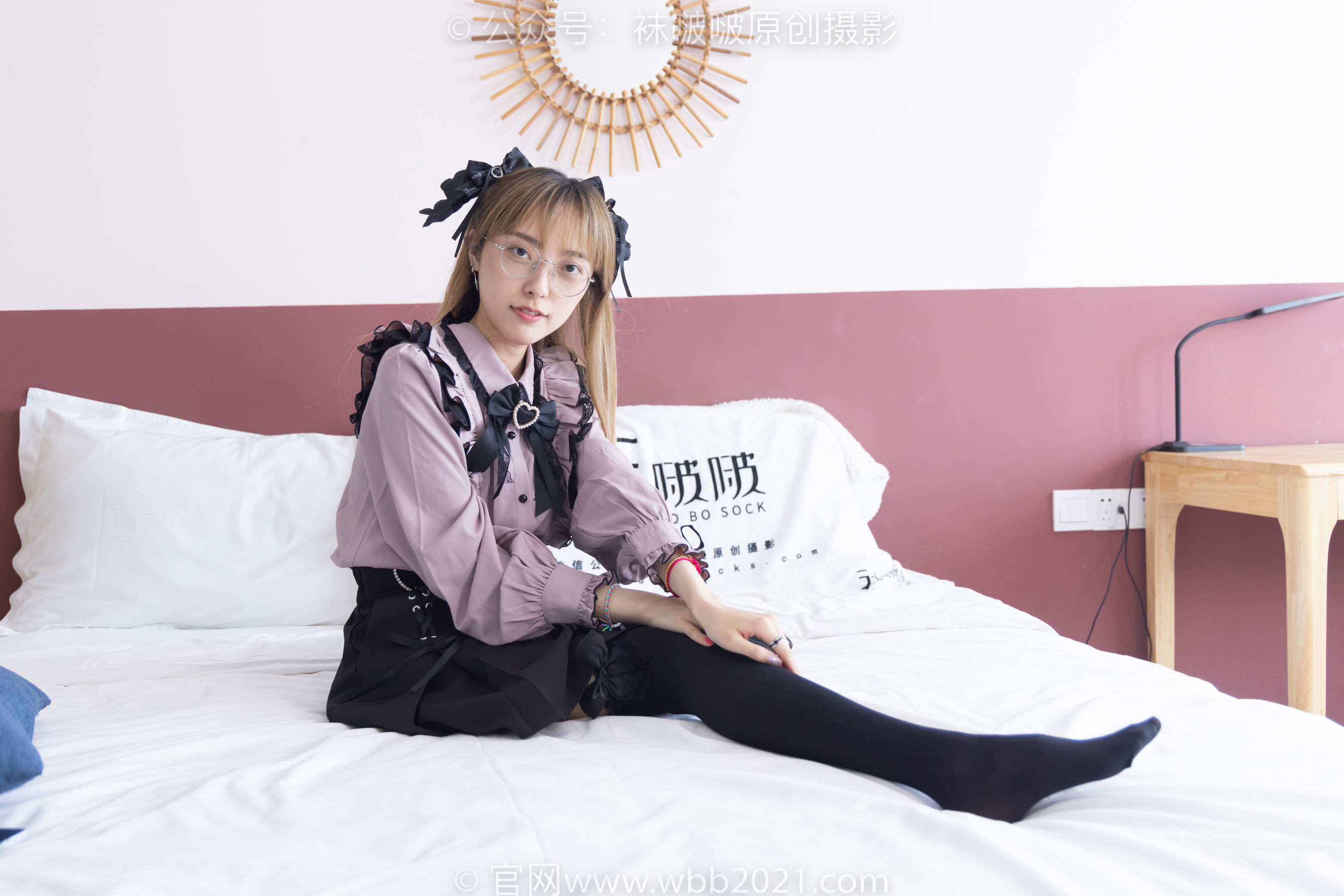 图片[146]-BoBoSocks袜啵啵 No.247 稚予 -皮鞋、黑丝大腿袜、地雷系女友[159P]-六色网