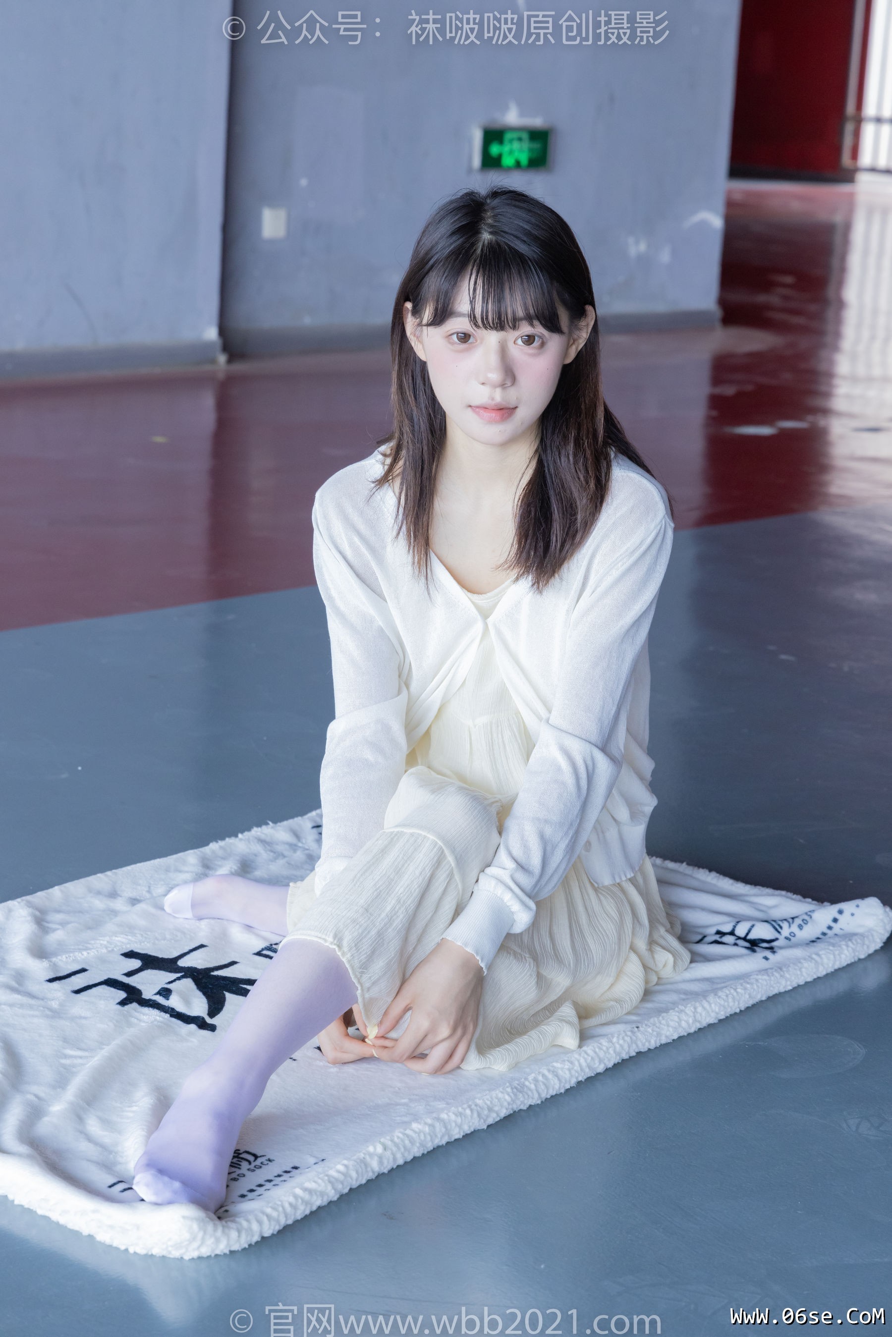 图片[29]-BoBoSocks袜啵啵 No.395 糯米 -板鞋、白丝[145P]-六色网