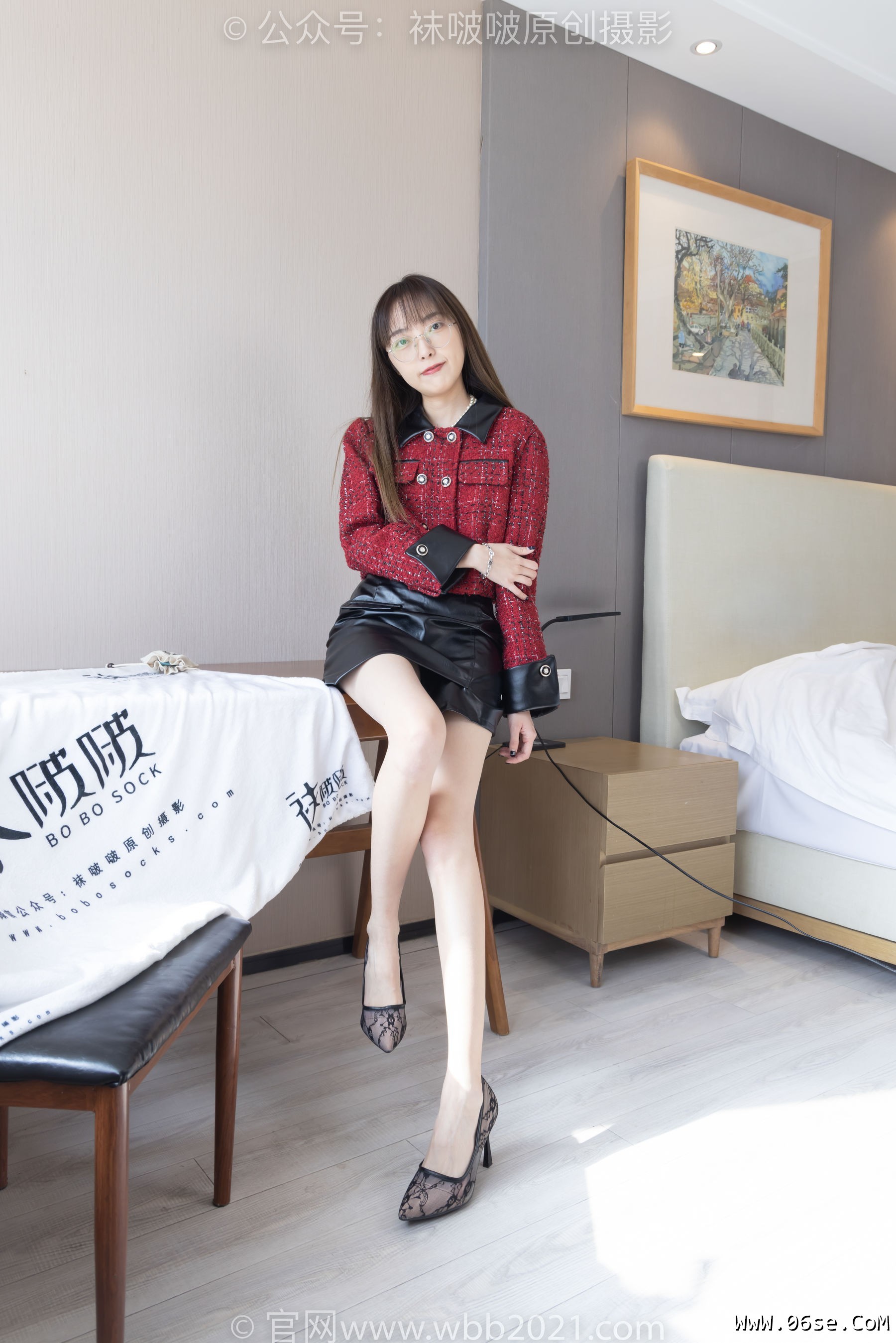 BoBoSocks袜啵啵 No.304 稚予 -两双高跟鞋、肉丝、裸足[160P]-六色网