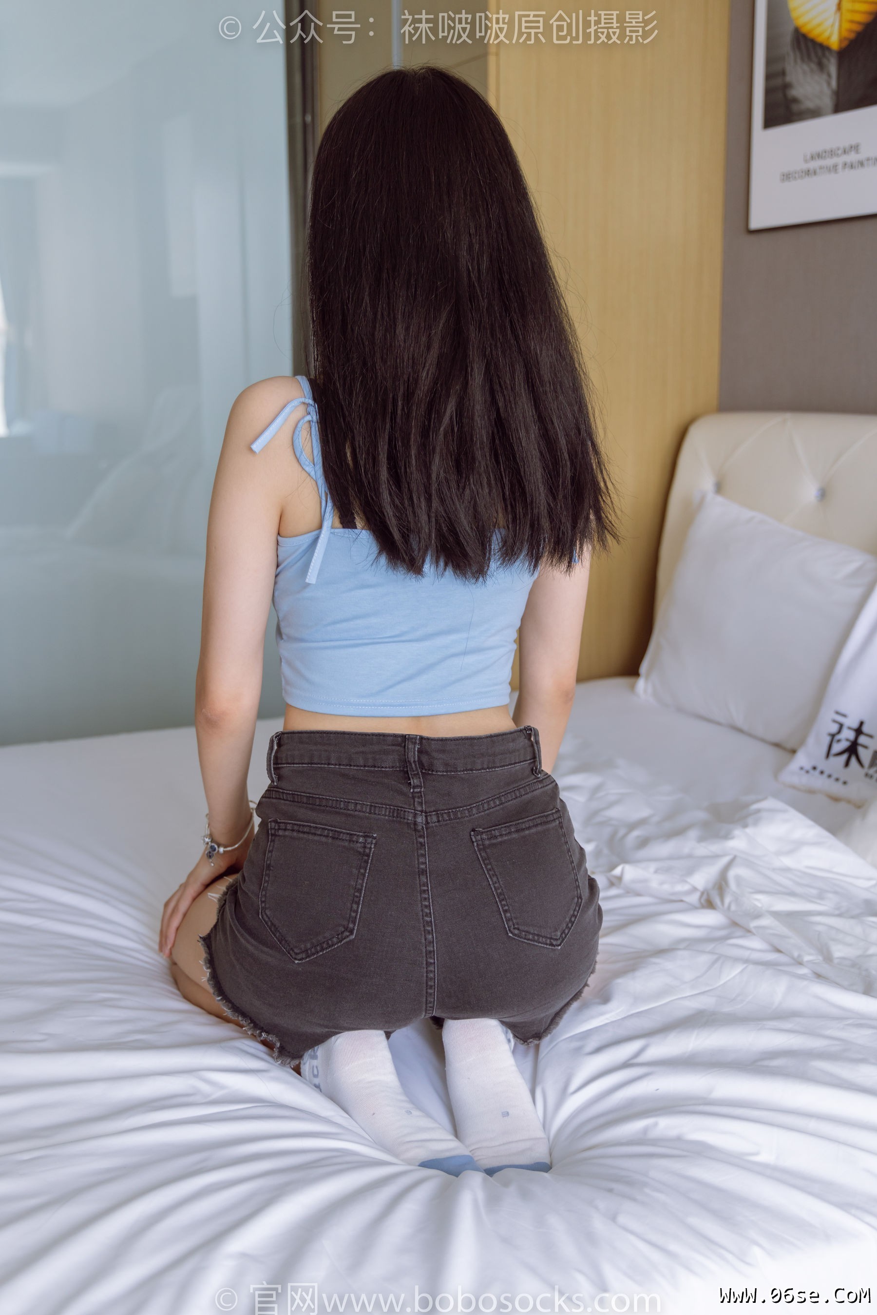 图片[32]-BoBoSocks袜啵啵 No.174 小甜豆-高跟长靴、白棉袜、裸足[178P]-六色网