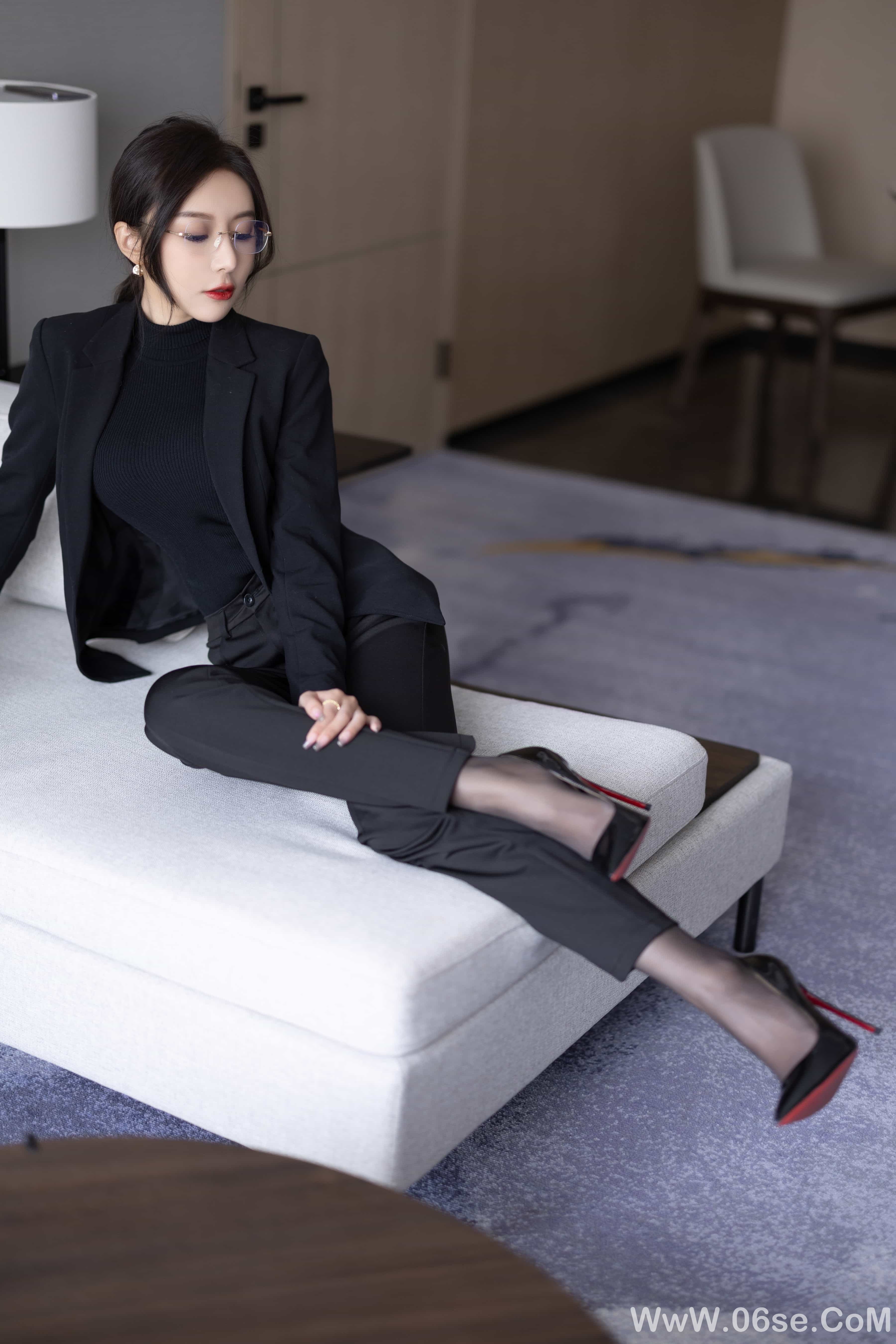图片[5]-王馨瑶Yanni – 内购 黑色西装加西裤高启兰[93P]-六色网