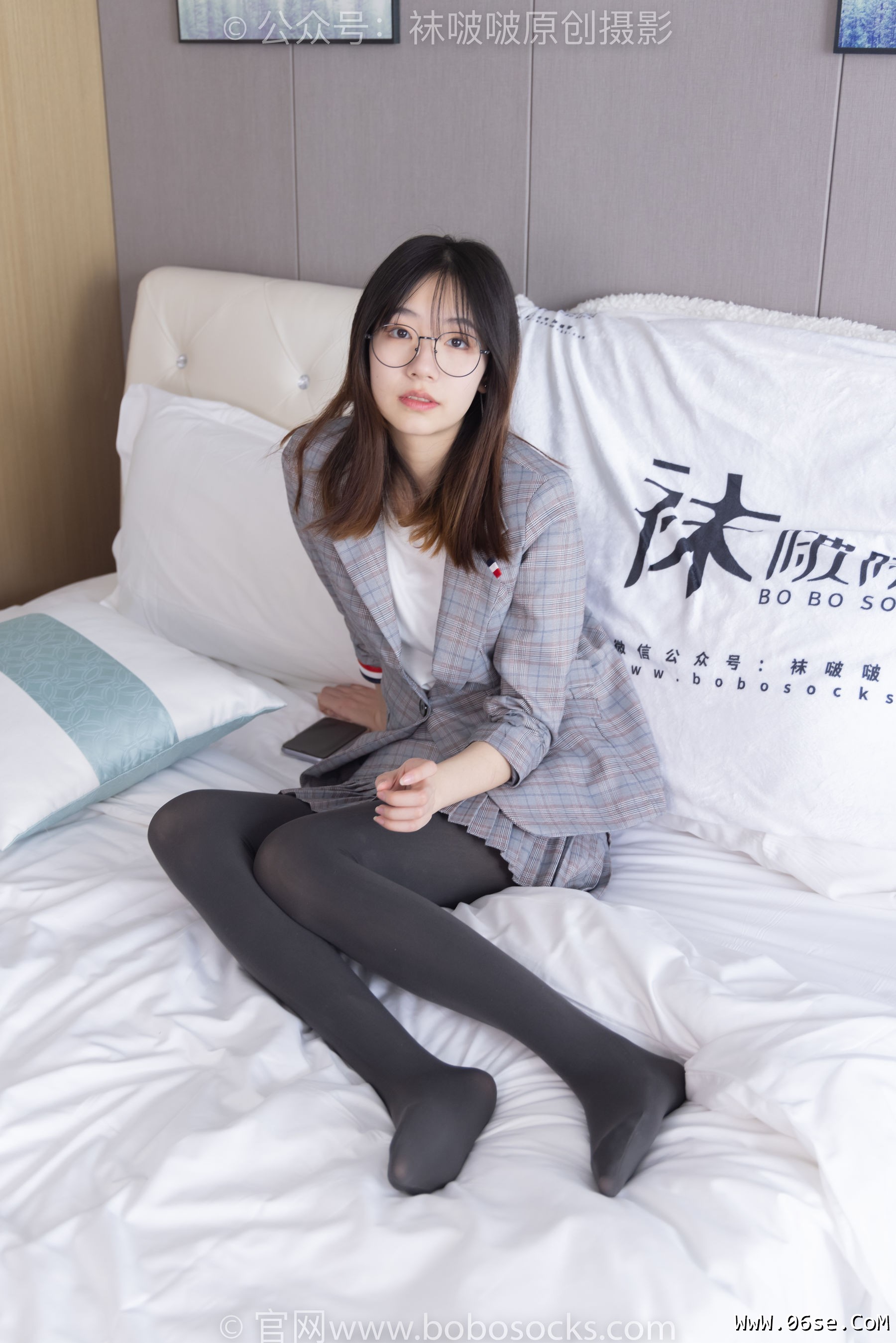 图片[34]-BoBoSocks袜啵啵 No.210 小甜豆 -皮鞋、厚灰丝、ol装[140P]-六色网