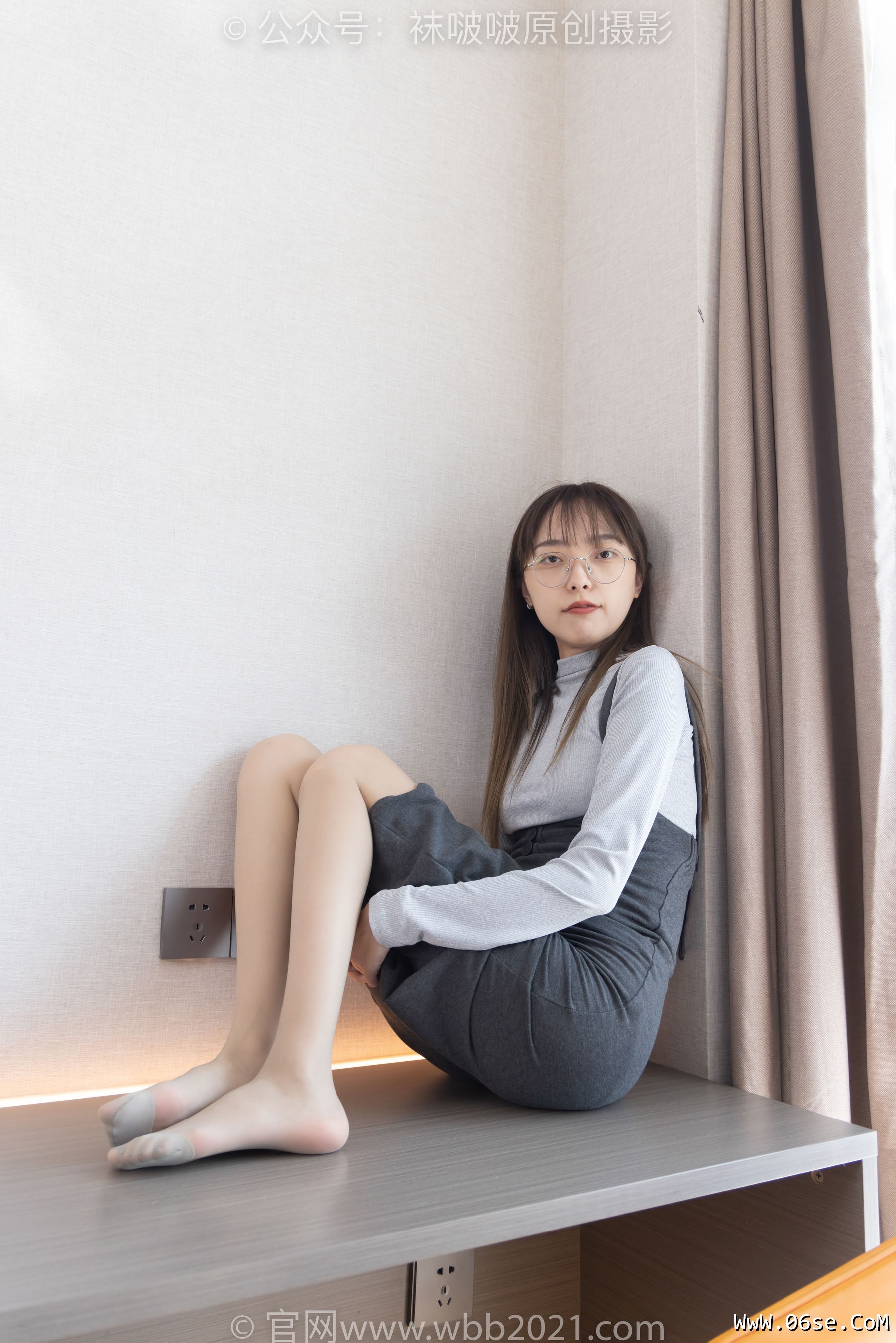 图片[113]-BoBoSocks袜啵啵 No.309 稚予 -两双高跟鞋、灰丝、白丝、裸足、踩奶油蛋糕剧情[180P]-六色网