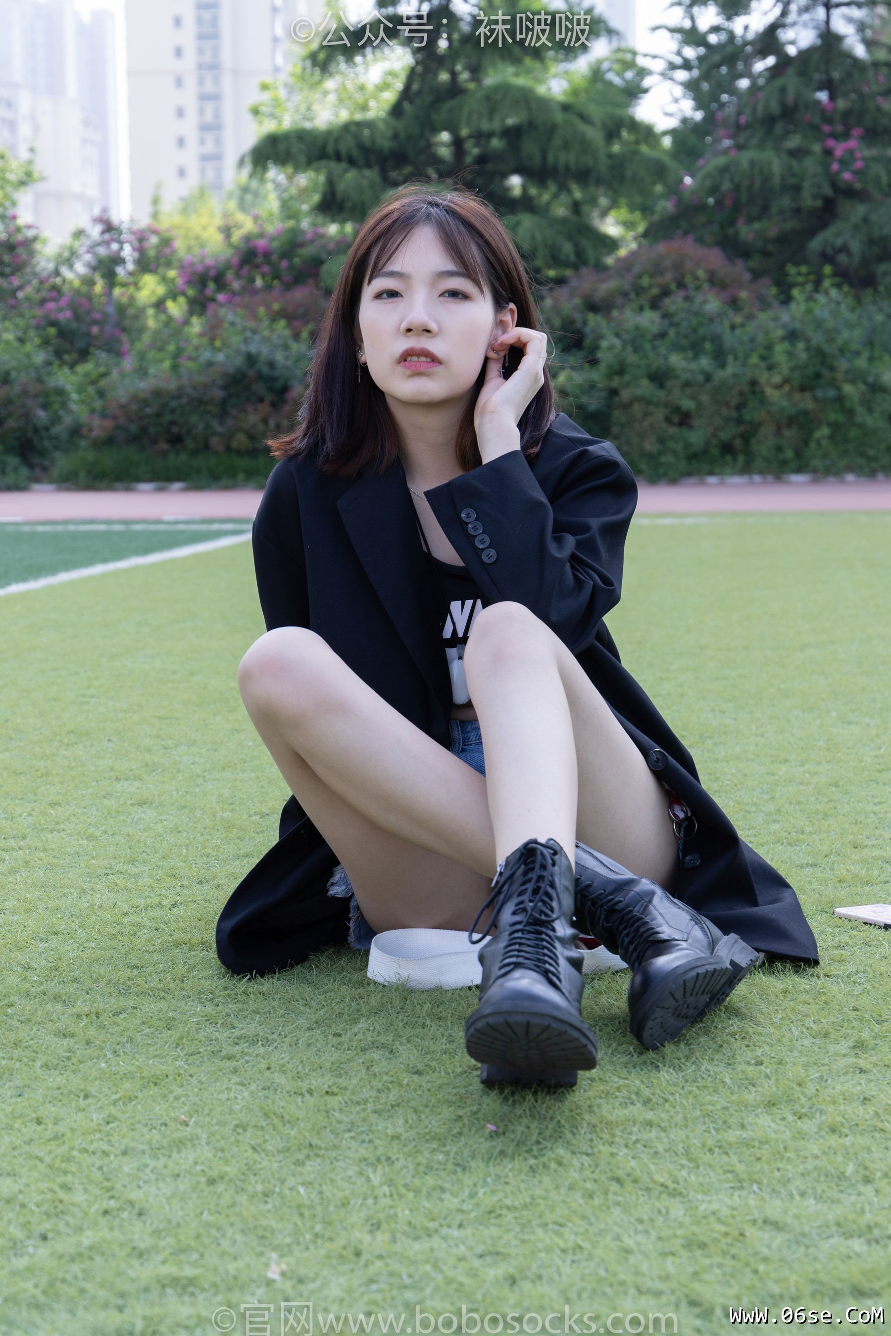 图片[28]-BoBoSocks袜啵啵 No.010 小甜豆-马丁靴、白色短棉袜、裸足[117P]-六色网