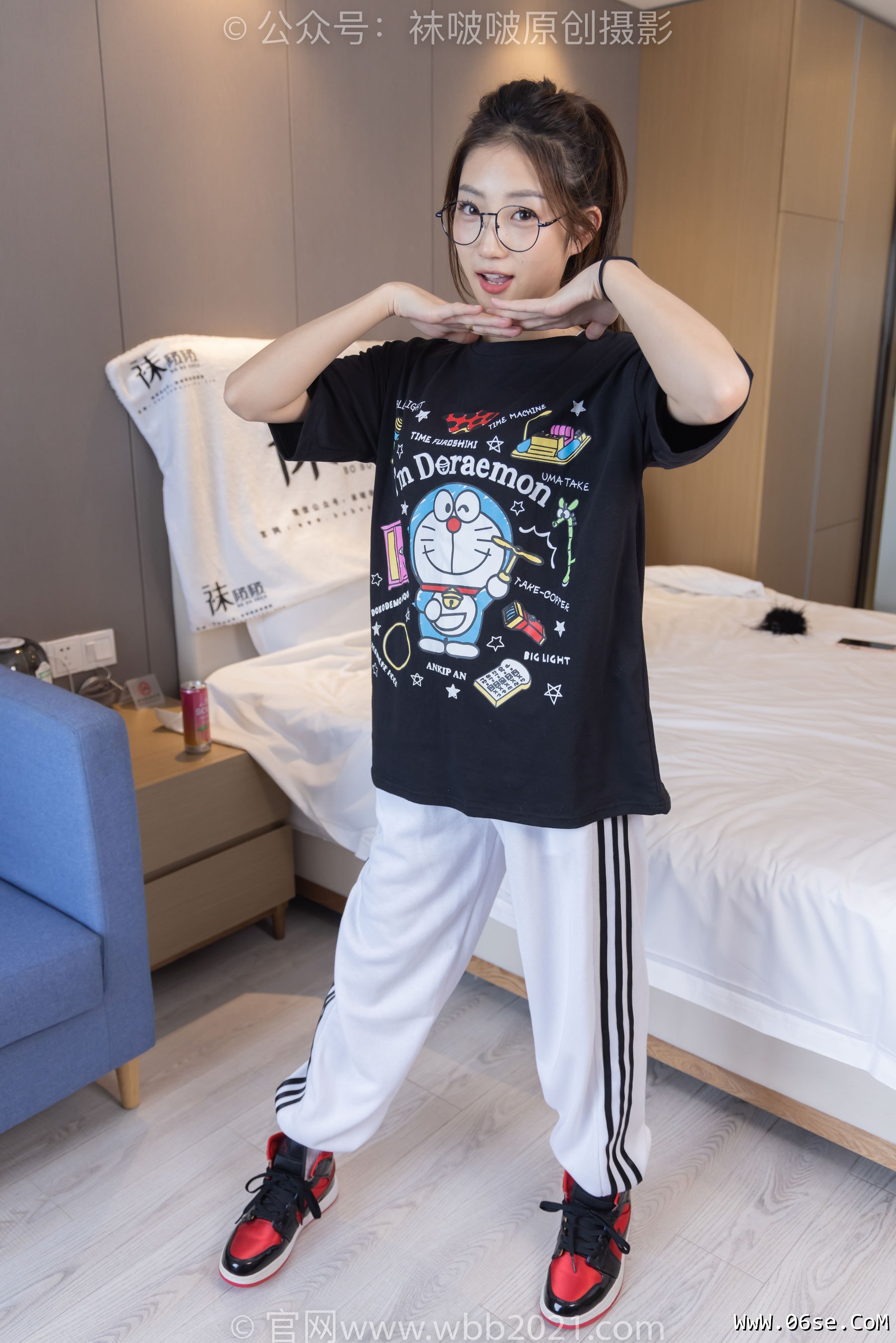 图片[78]-BoBoSocks袜啵啵 No.382 小沫 -板鞋、白棉袜[143P]-六色网