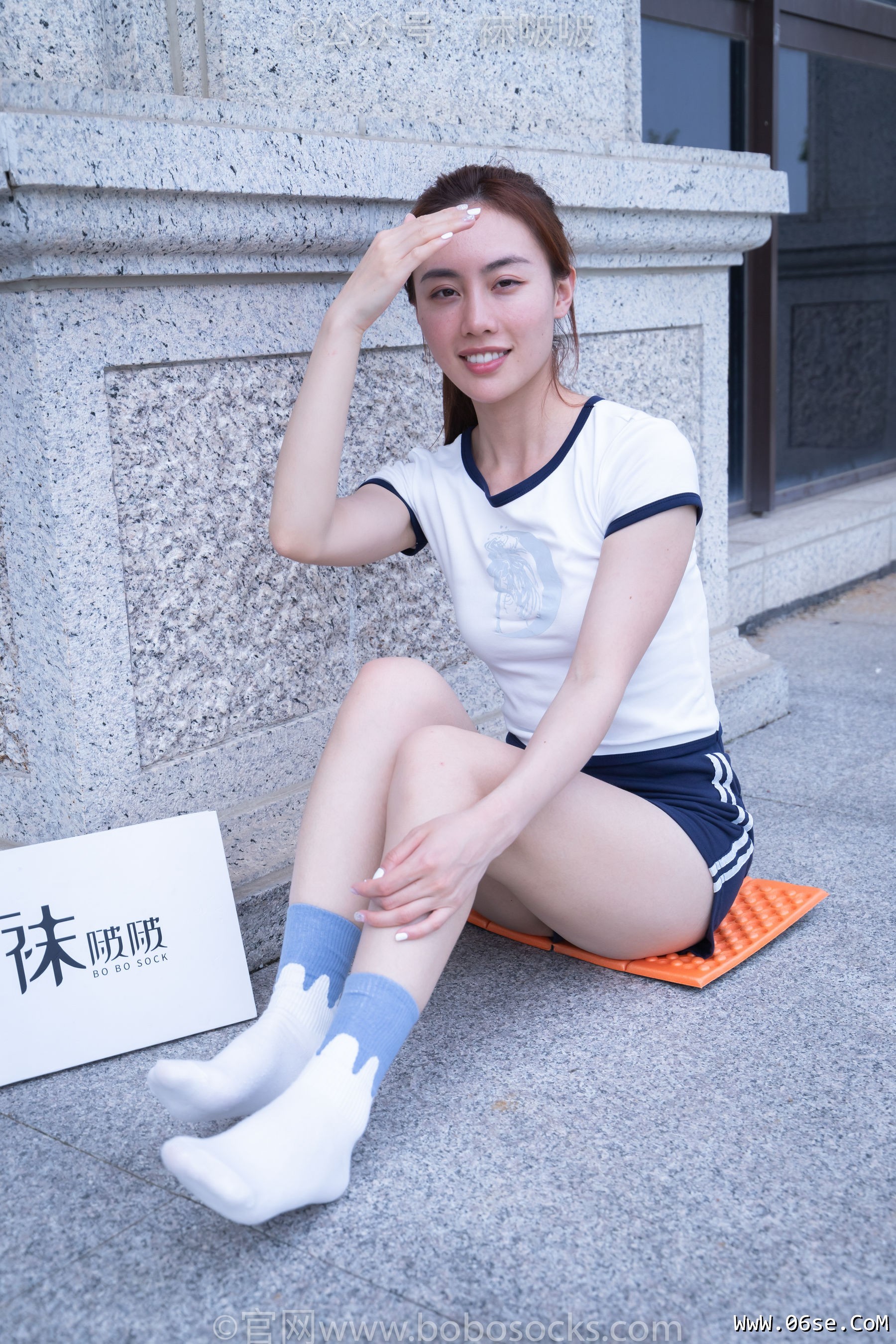图片[55]-BoBoSocks袜啵啵 No.028 小米-运动鞋、白棉袜、裸足[133P]-六色网