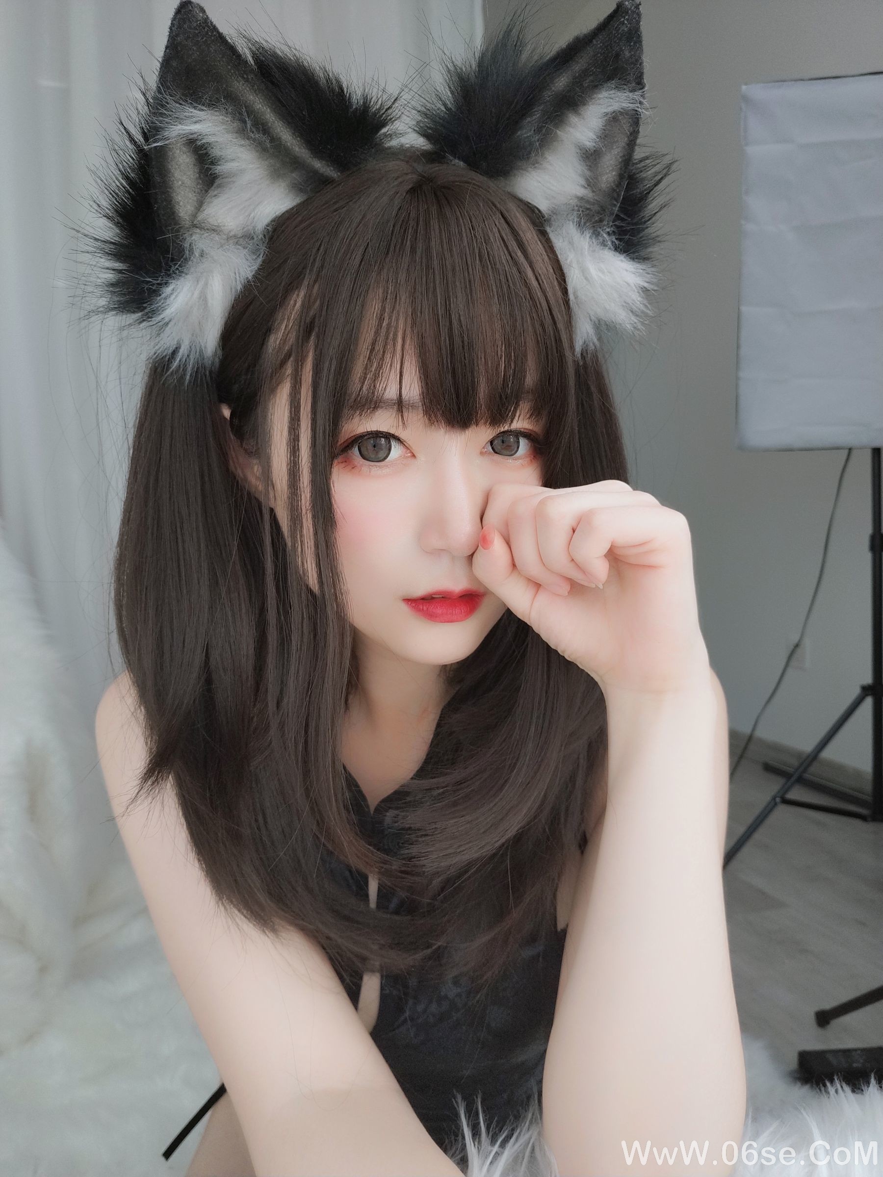 图片[57]-Coser小姐姐白银 小黑狼[104P]-六色网