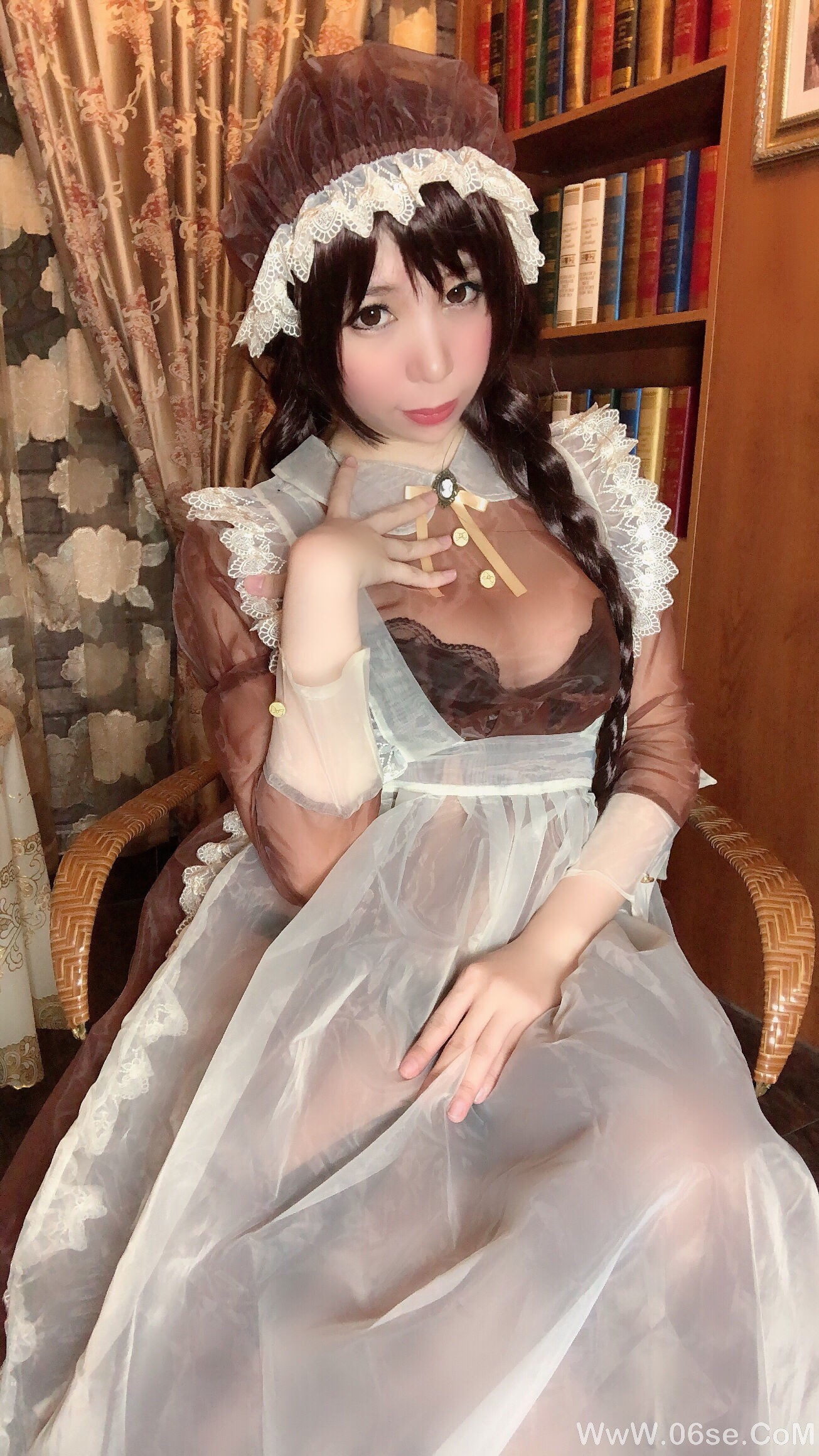 图片[74]-二次元巨乳美女鹿野希 透明女仆[97P]-六色网